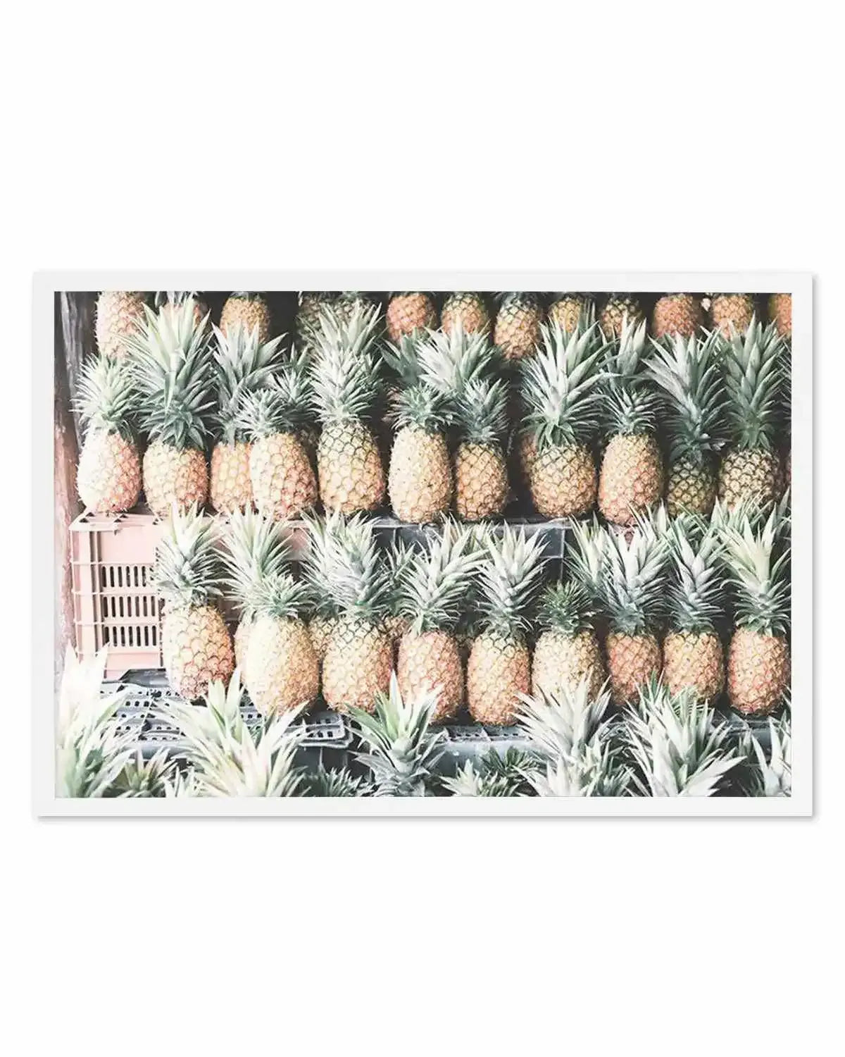 Island Road Trip | Pineapples Art Print from Olive et Oriel where you can shop wallpaper and artworks online