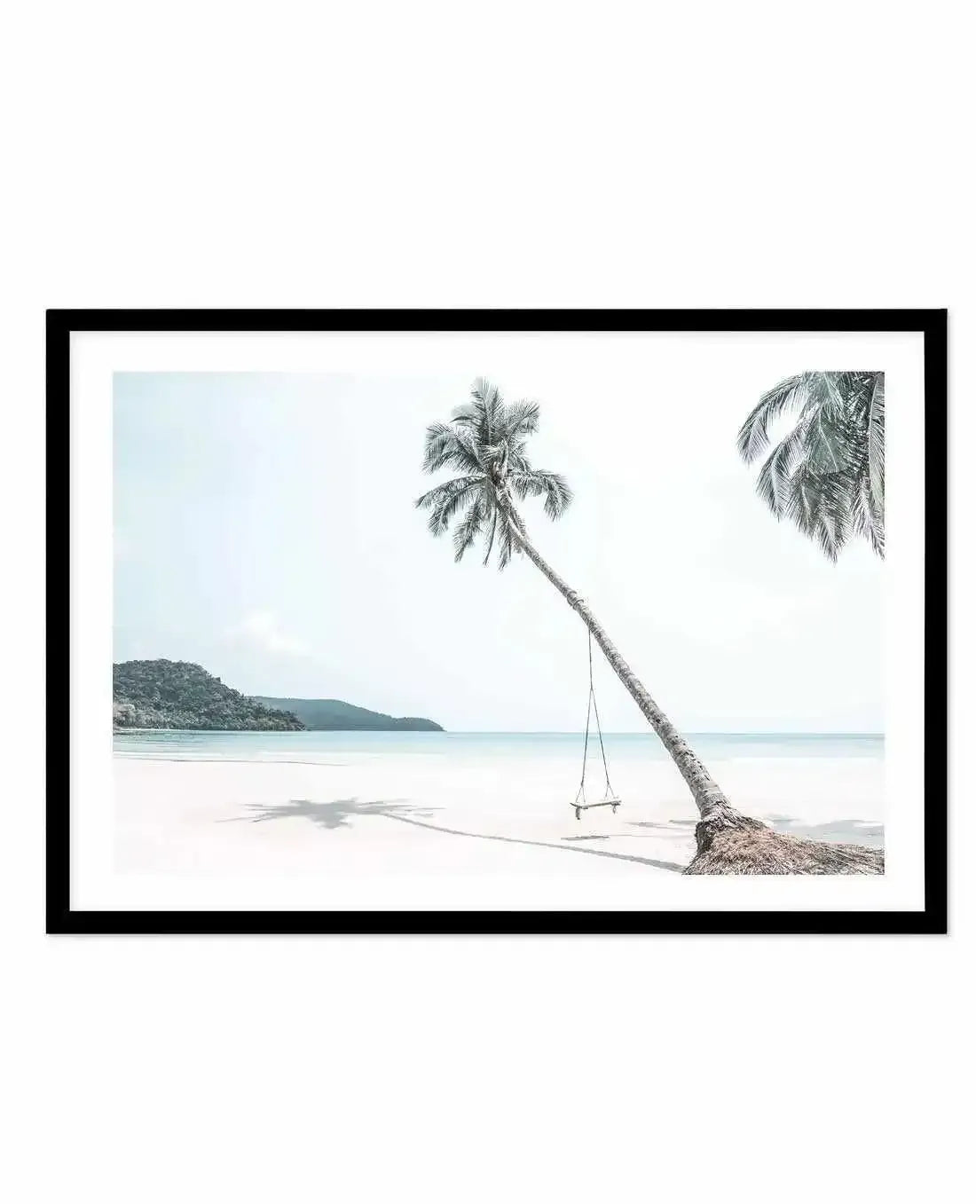 Island Time Art Print-PRINT-Olive et Oriel-Olive et Oriel-A5 | 5.8" x 8.3" | 14.8 x 21cm-Black-With White Border-Buy-Australian-Art-Prints-Online-with-Olive-et-Oriel-Your-Artwork-Specialists-Austrailia-Decorate-With-Coastal-Photo-Wall-Art-Prints-From-Our-Beach-House-Artwork-Collection-Fine-Poster-and-Framed-Artwork