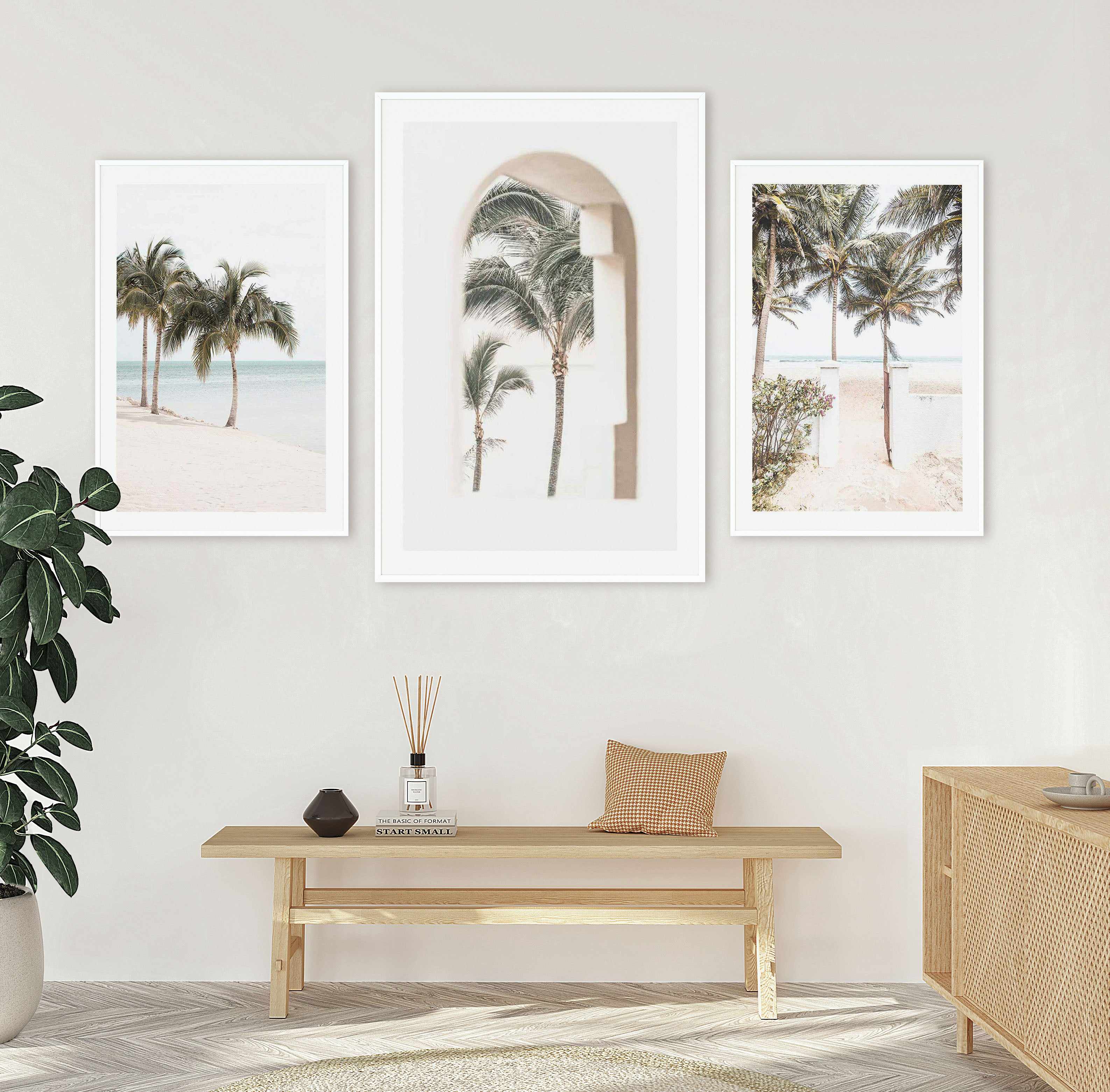 Palm Arch I by Miguel Herandez Art Print