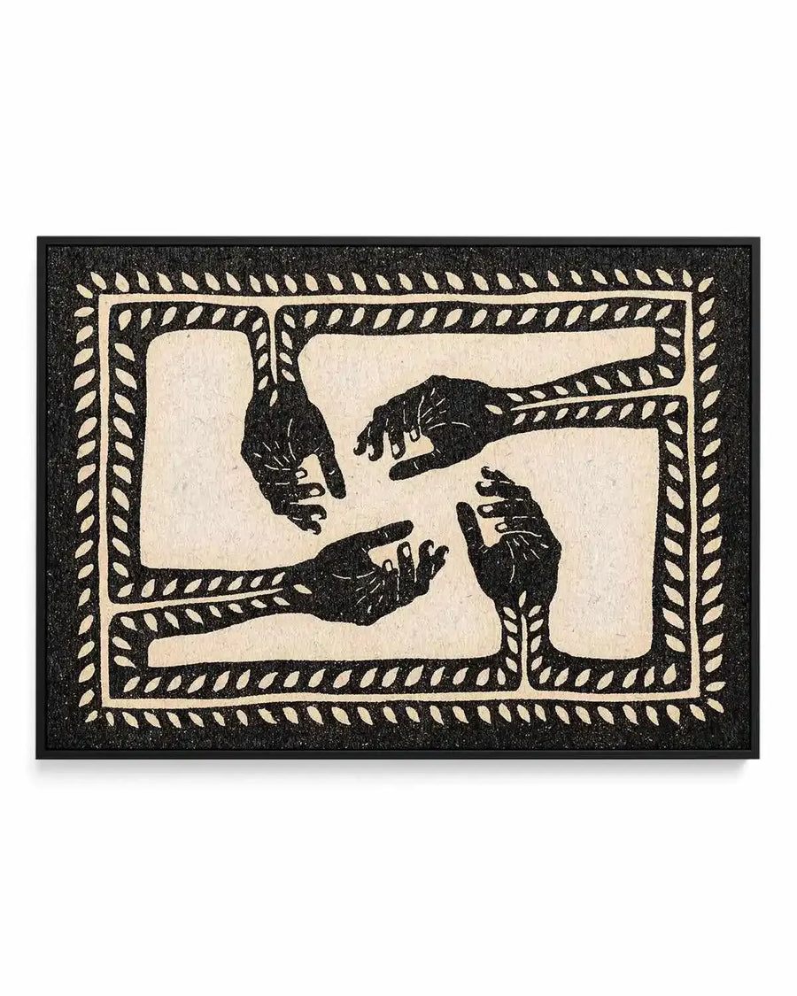 It Flows Through Us by David Schmitt | Framed Canvas Art Print from Olive et Oriel where you can shop wallpaper and artworks online