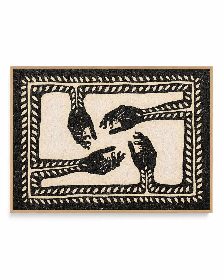 It Flows Through Us by David Schmitt | Framed Canvas Art Print from Olive et Oriel where you can shop wallpaper and artworks online