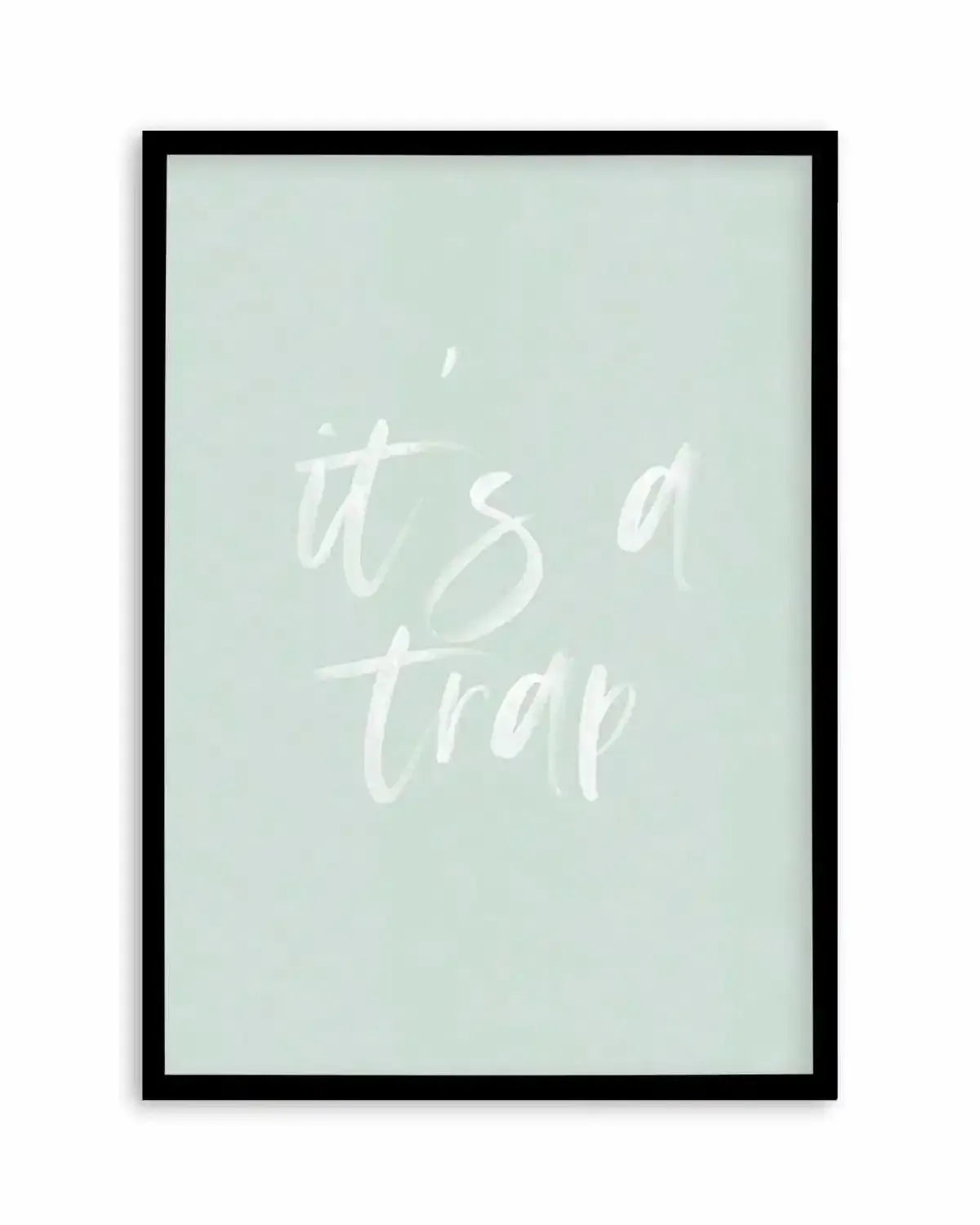 It's A Trap | 3 Colours Options Art Print from Olive et Oriel where you can shop wallpaper and artworks online