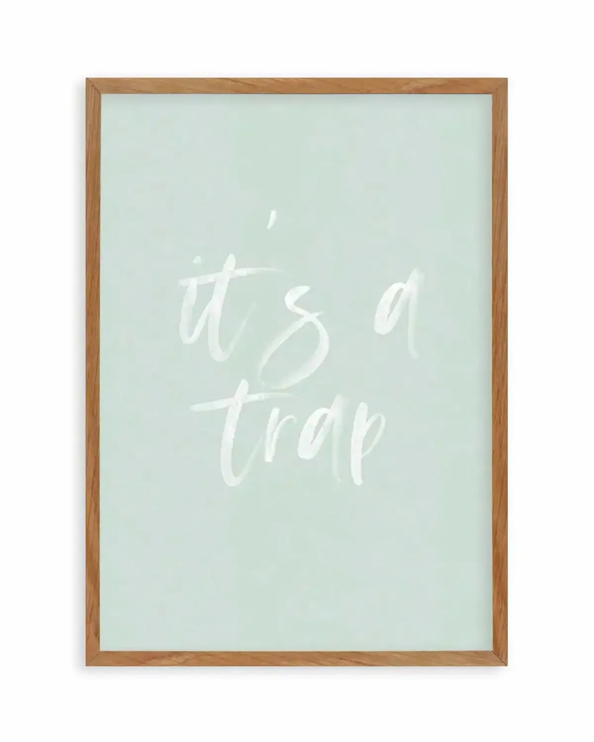 It's A Trap | 3 Colours Options Art Print from Olive et Oriel where you can shop wallpaper and artworks online