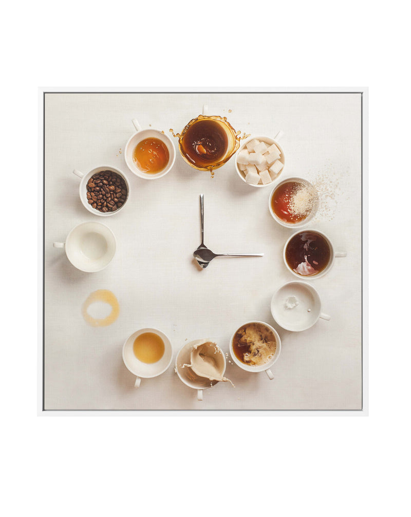 It's Always Coffee Time by Dina Belenko | Framed Canvas Art Print