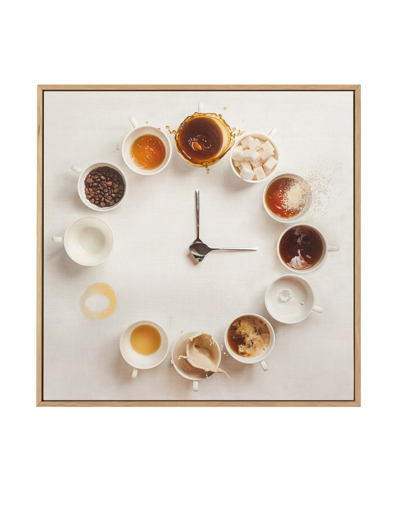 It's Always Coffee Time by Dina Belenko | Framed Canvas Art Print
