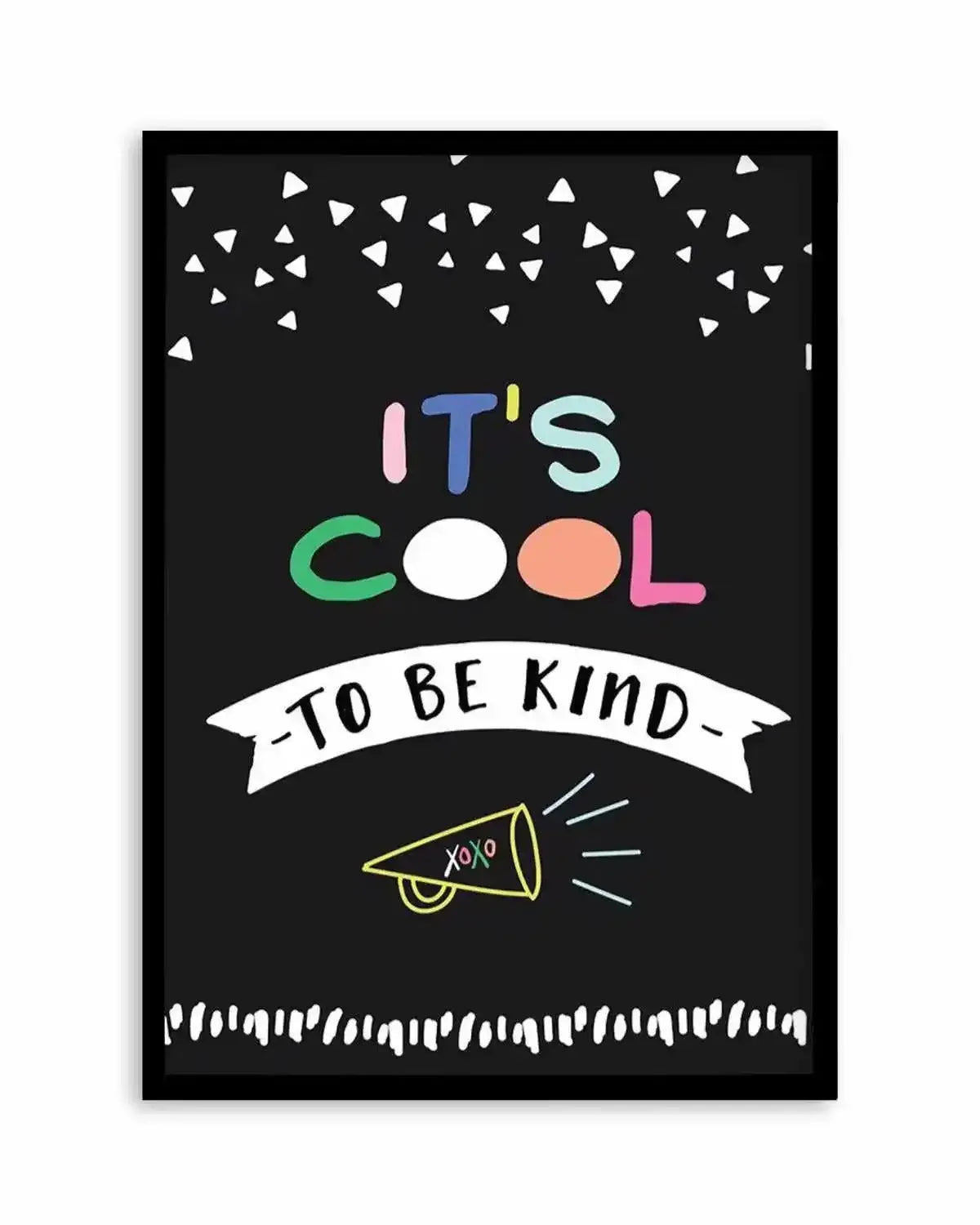 It's Cool To Be Kind Art Print from Olive et Oriel where you can shop wallpaper and artworks online