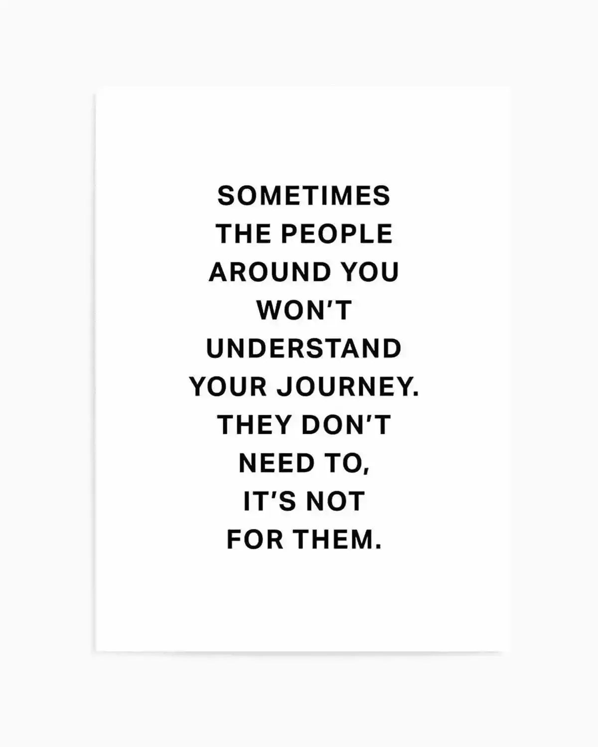 It's Your Journey Art Print from Olive et Oriel where you can shop wallpaper and artworks online