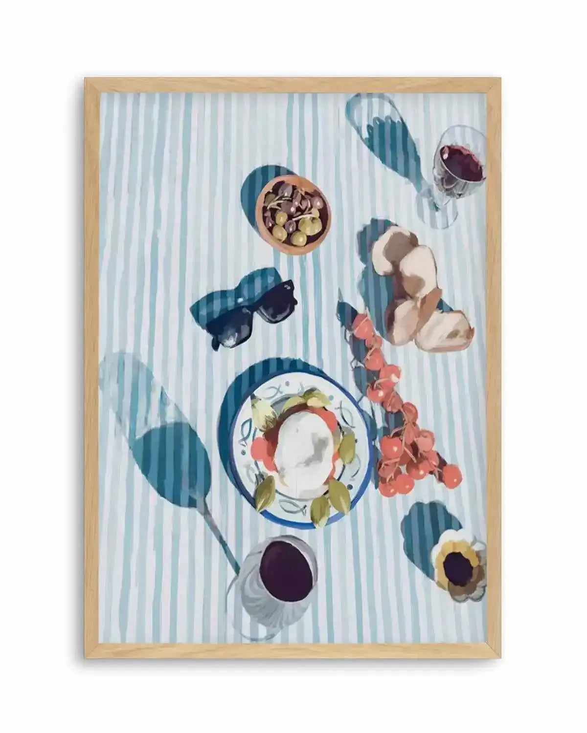 Italian Grazing Art Print from Olive et Oriel where you can shop wallpaper and artworks online