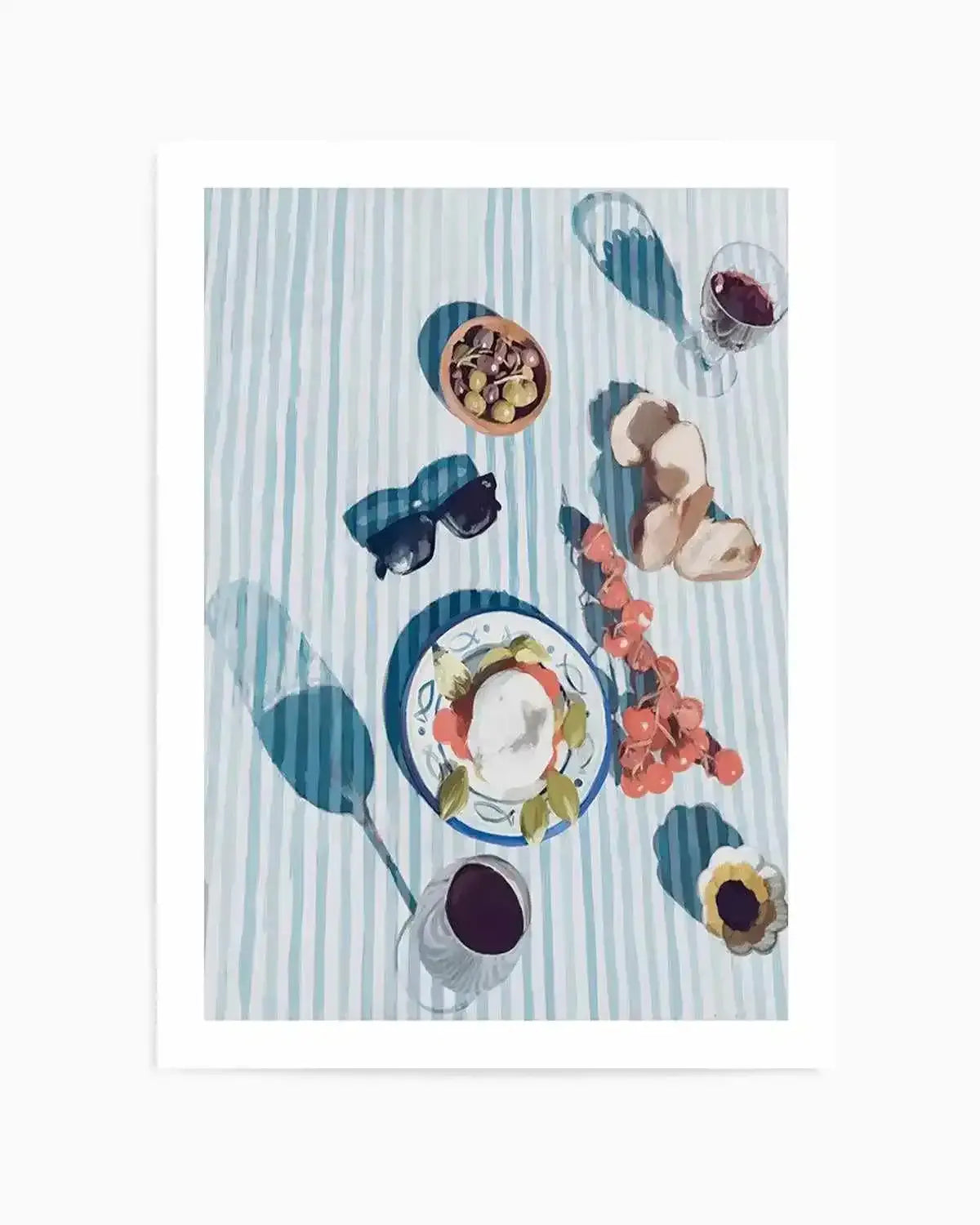 Italian Grazing Art Print from Olive et Oriel where you can shop wallpaper and artworks online