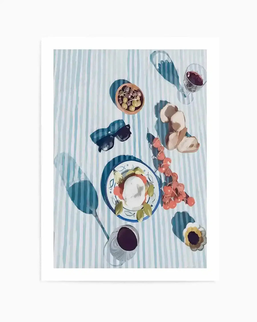 Italian Grazing Art Print from Olive et Oriel where you can shop wallpaper and artworks online