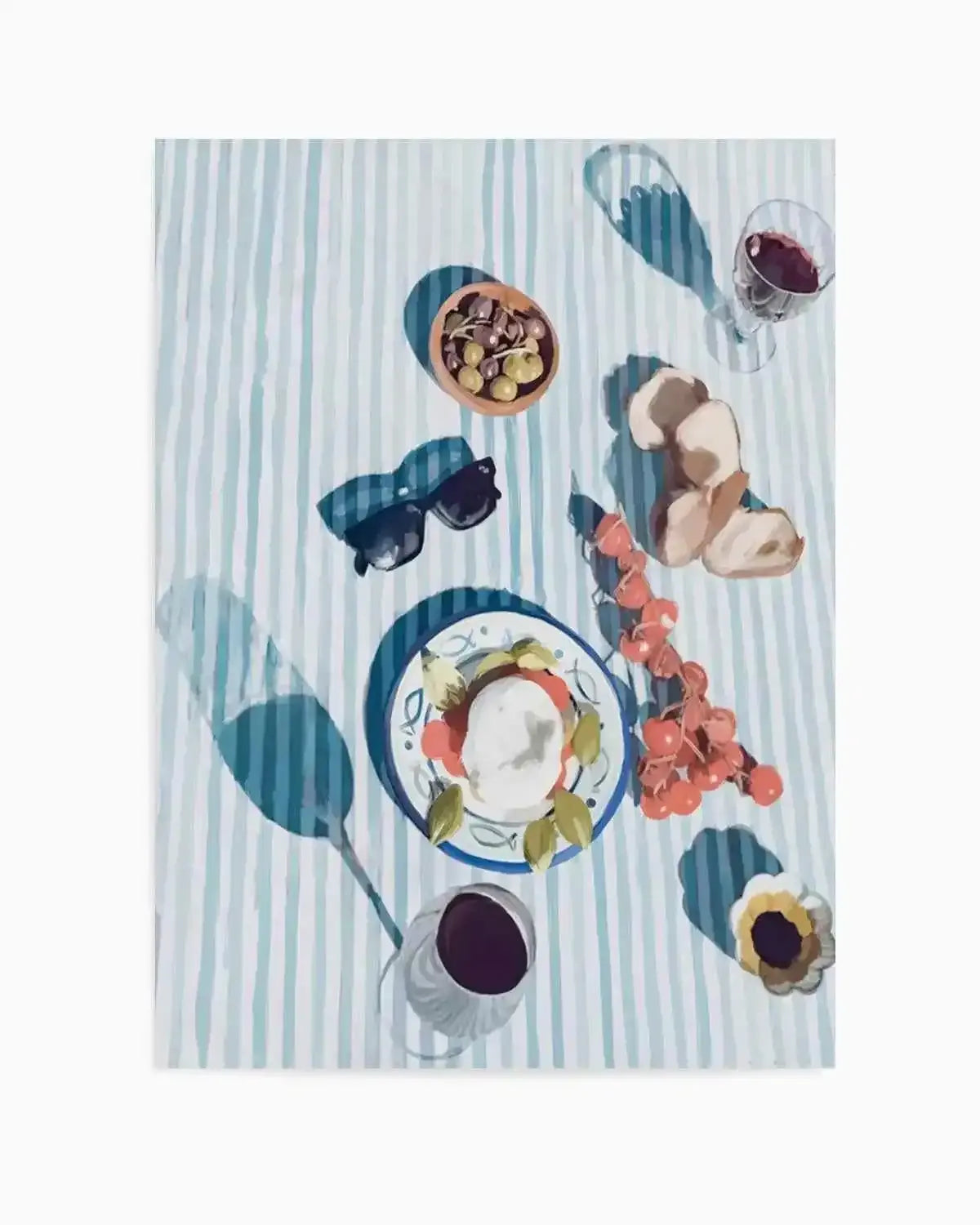 Italian Grazing Art Print from Olive et Oriel where you can shop wallpaper and artworks online