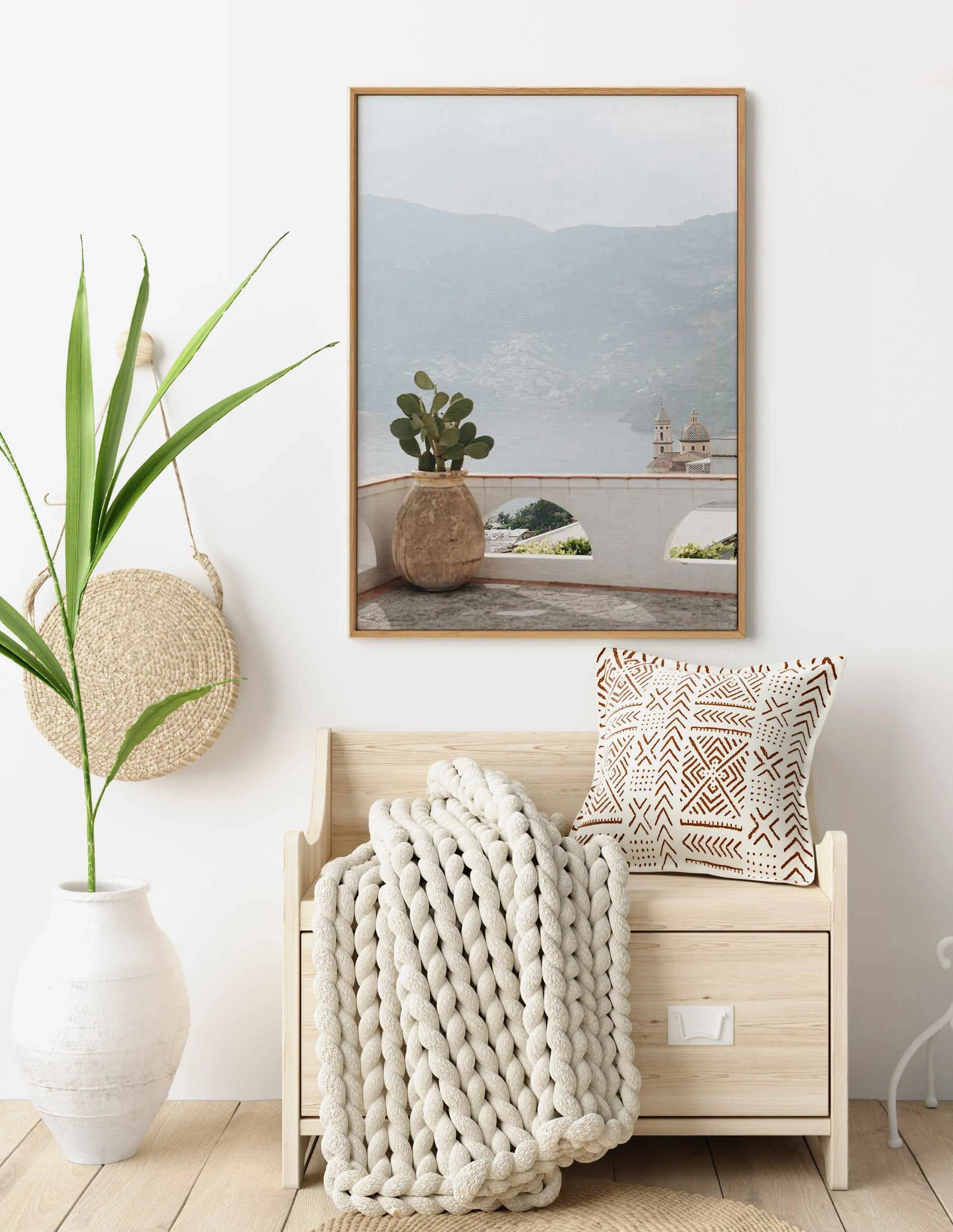Italian Cactus by Renee Rae | Framed Canvas Art Print from Olive et Oriel where you can shop wallpaper and artworks online