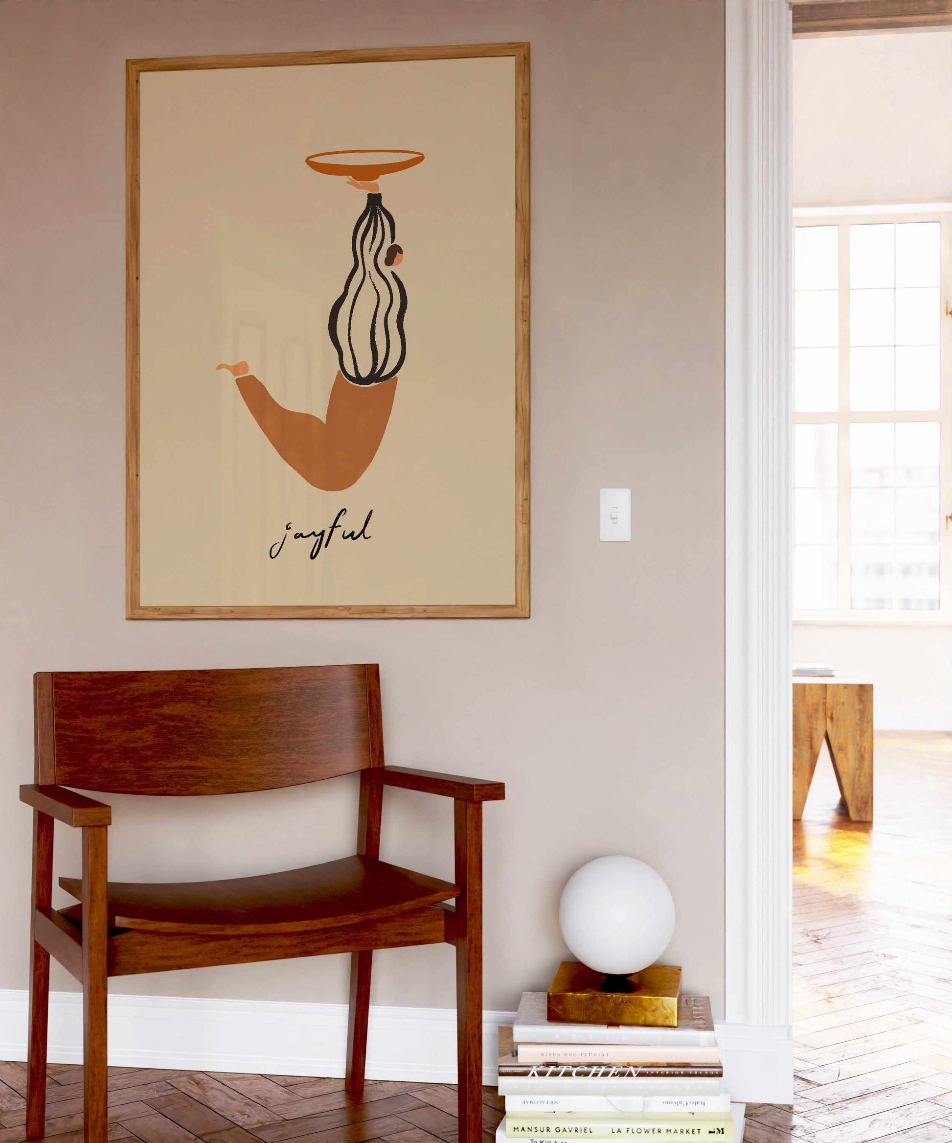 J by Arty Guava | Art Print from Olive et Oriel where you can shop wallpaper and artworks online