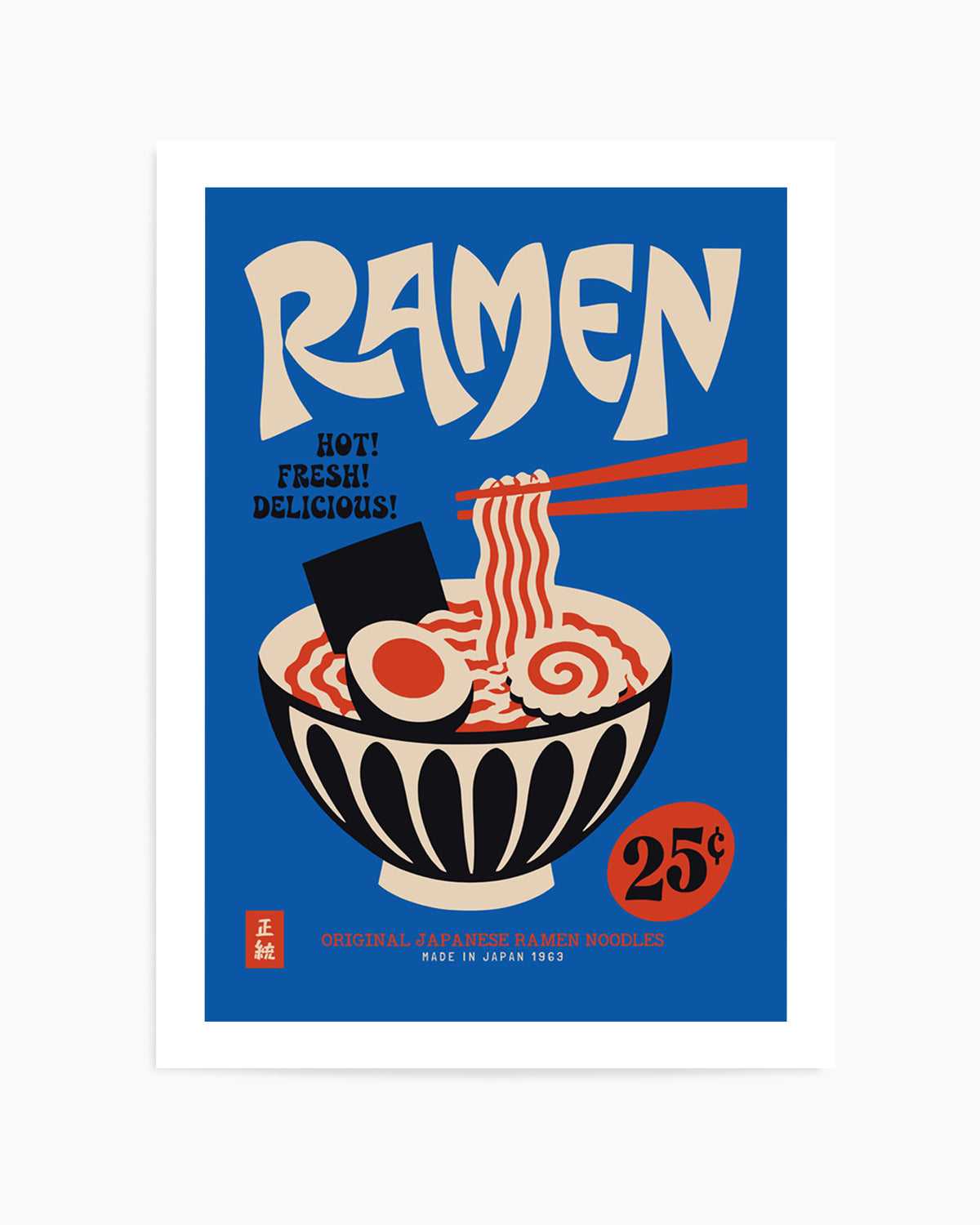 Japanese Ramen Bowl by Patryk Krygowski | Art Print