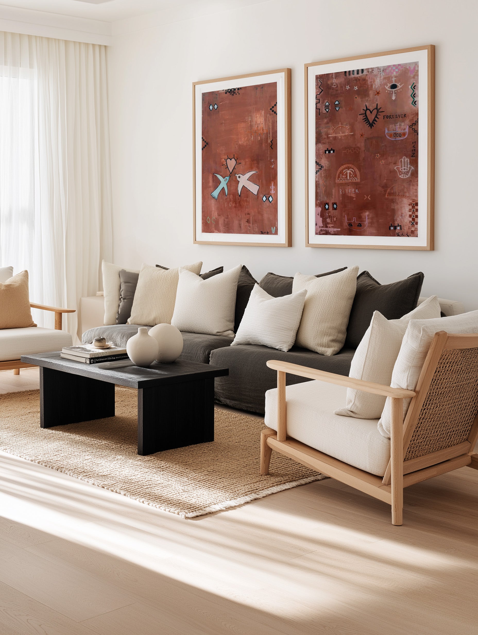 Forever Even Better by Jackie Green | Art Print from Olive et Oriel where you can shop wallpaper and artworks online