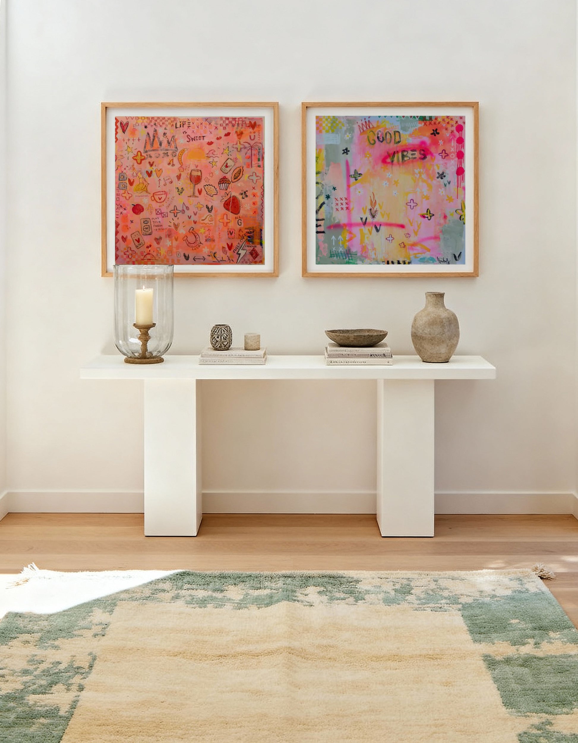 Life Is Sweet by Jackie Green | Art Print from Olive et Oriel where you can shop wallpaper and artworks online