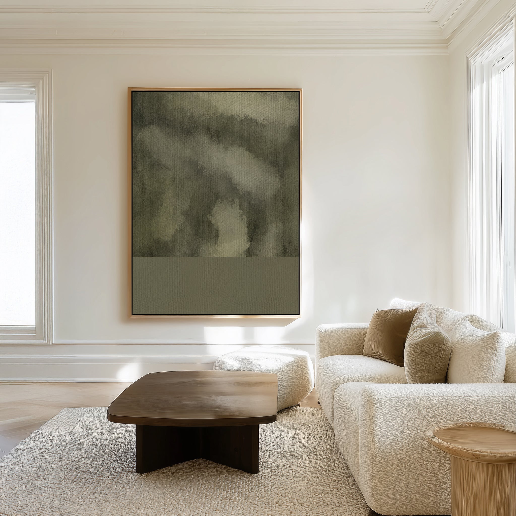 Jade by Shatha Al Dafai | Framed Canvas Art Print