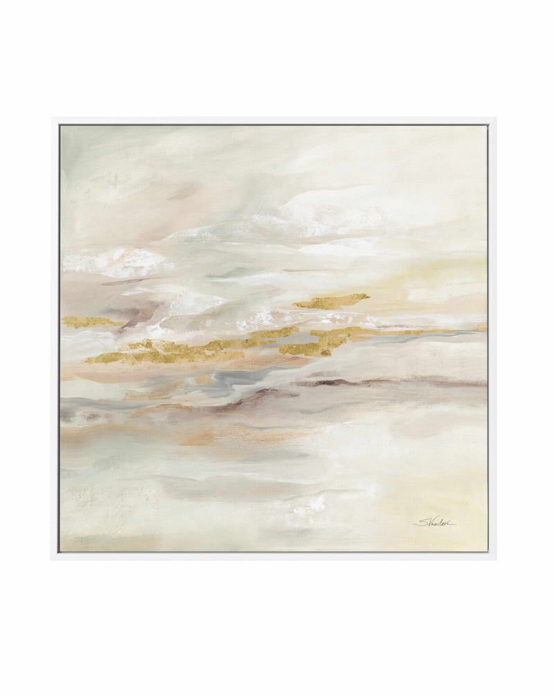 January Slopes | Framed Canvas Art Print