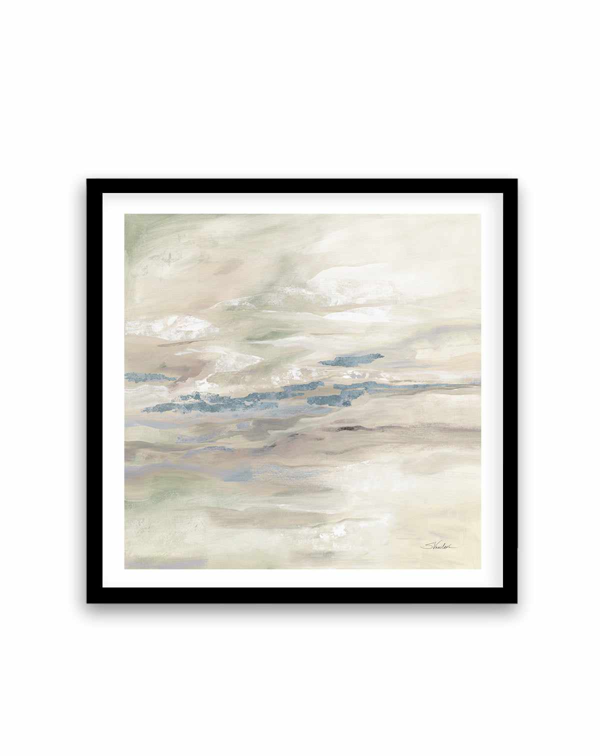 January Slopes Neutral | Art Print