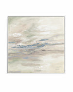January Slopes Neutral | Framed Canvas Art Print