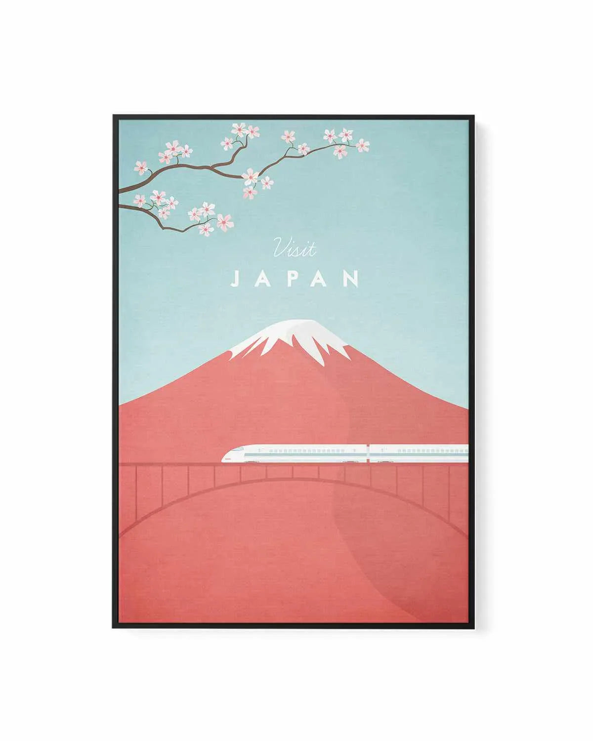 Japan by Henry Rivers | Framed Canvas Art Print from Olive et Oriel where you can shop wallpaper and artworks online