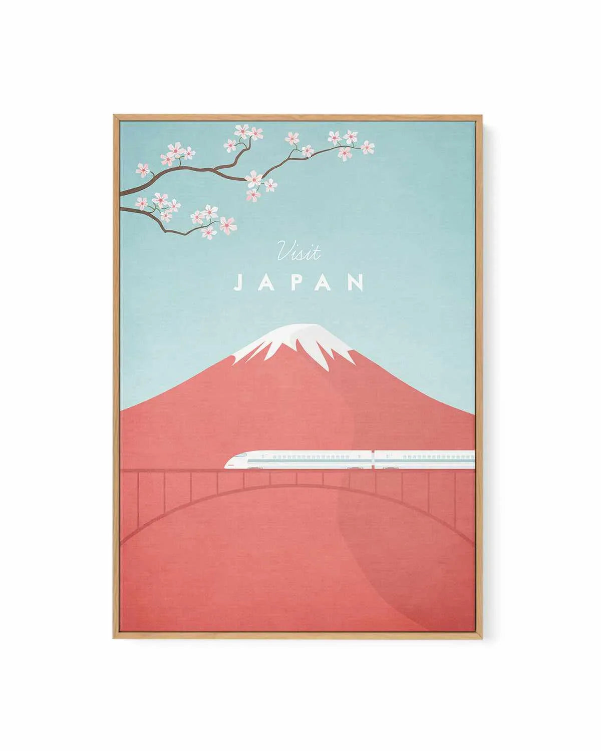 Japan by Henry Rivers | Framed Canvas Art Print from Olive et Oriel where you can shop wallpaper and artworks online
