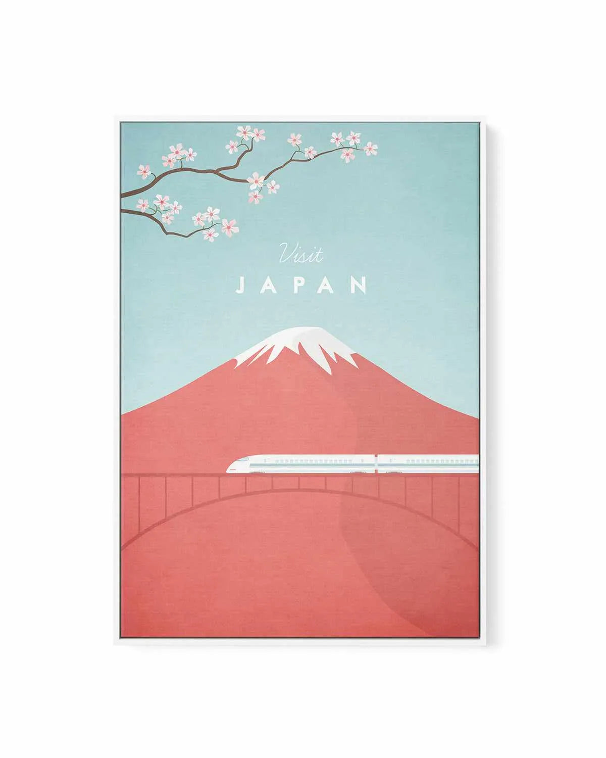 Japan by Henry Rivers | Framed Canvas Art Print from Olive et Oriel where you can shop wallpaper and artworks online