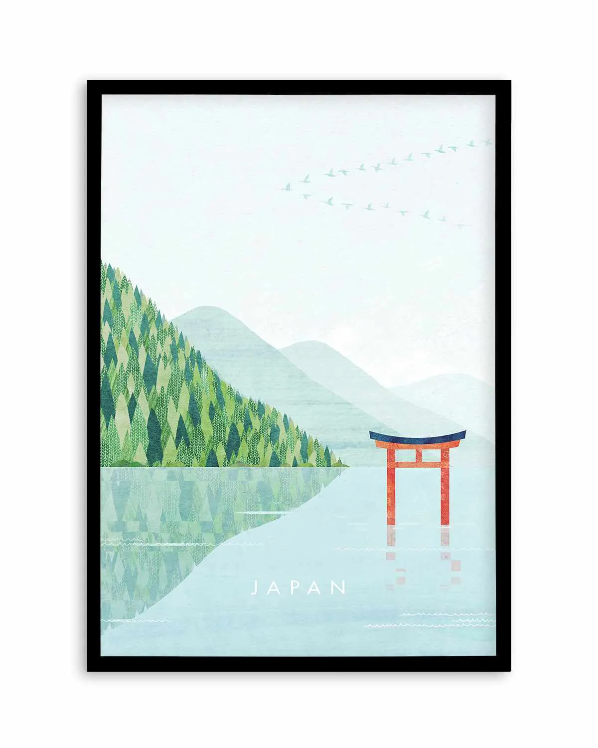 Japan III by Henry Rivers Art Print from Olive et Oriel where you can shop wallpaper and artworks online