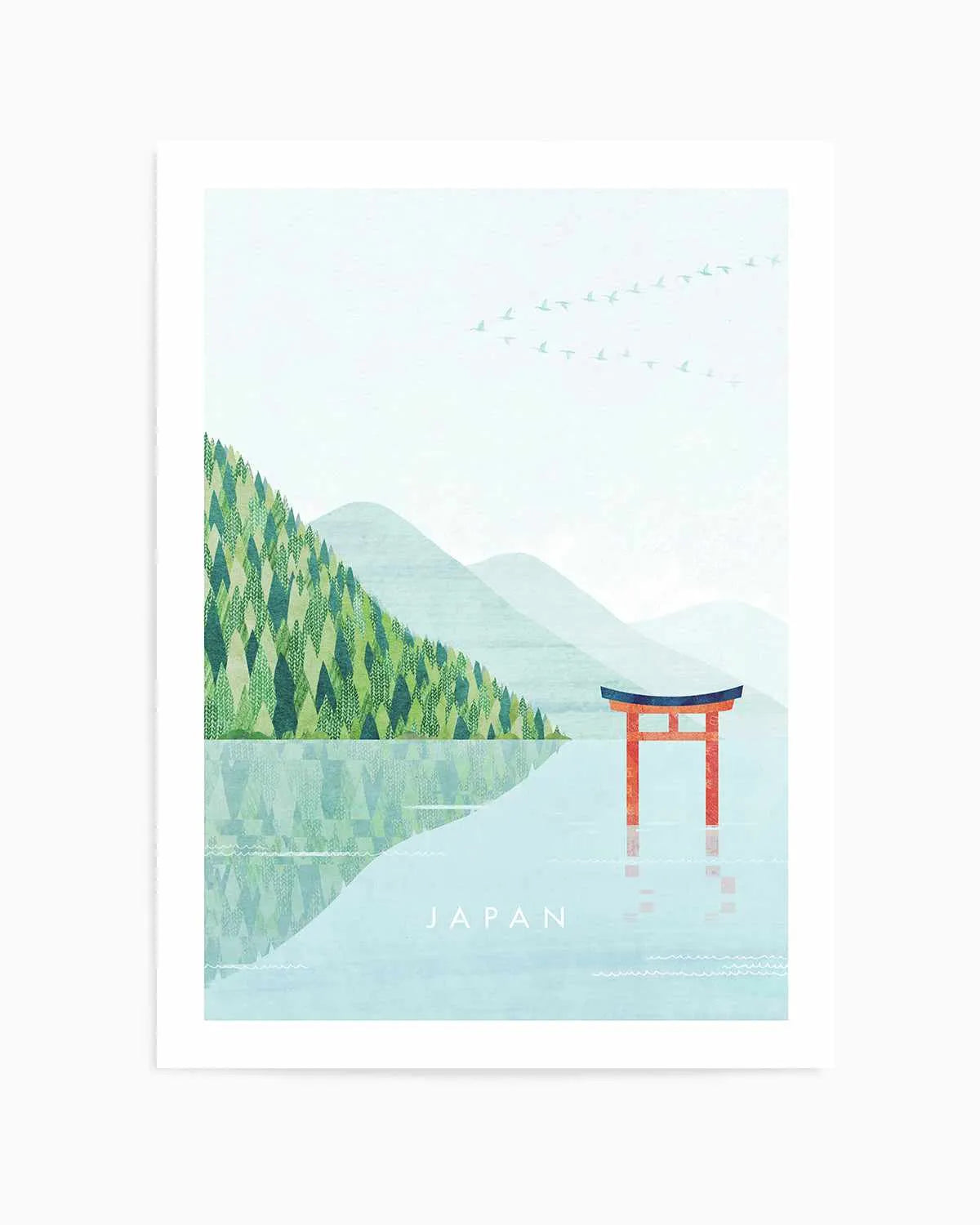 Japan III by Henry Rivers Art Print from Olive et Oriel where you can shop wallpaper and artworks online