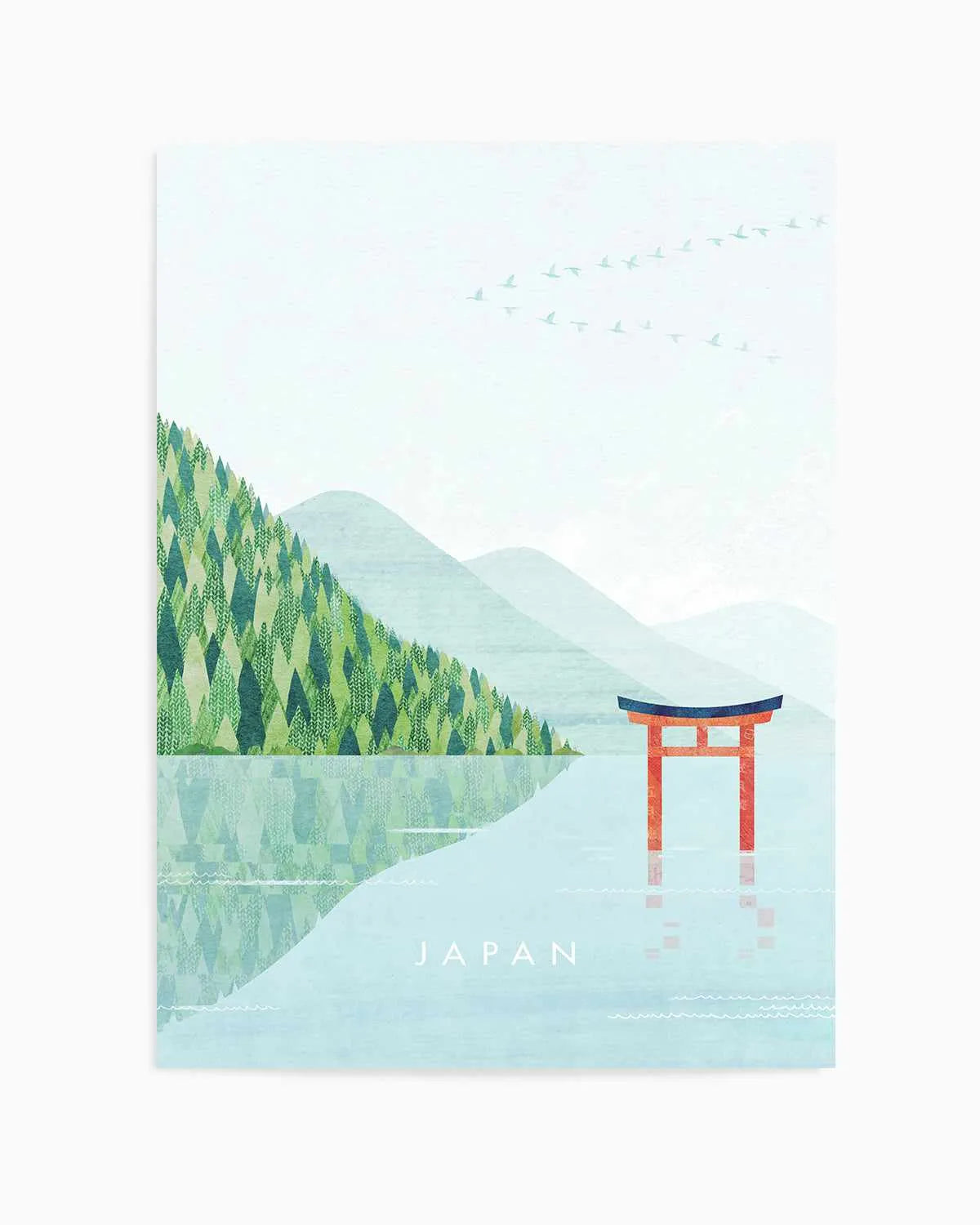 Japan III by Henry Rivers Art Print from Olive et Oriel where you can shop wallpaper and artworks online