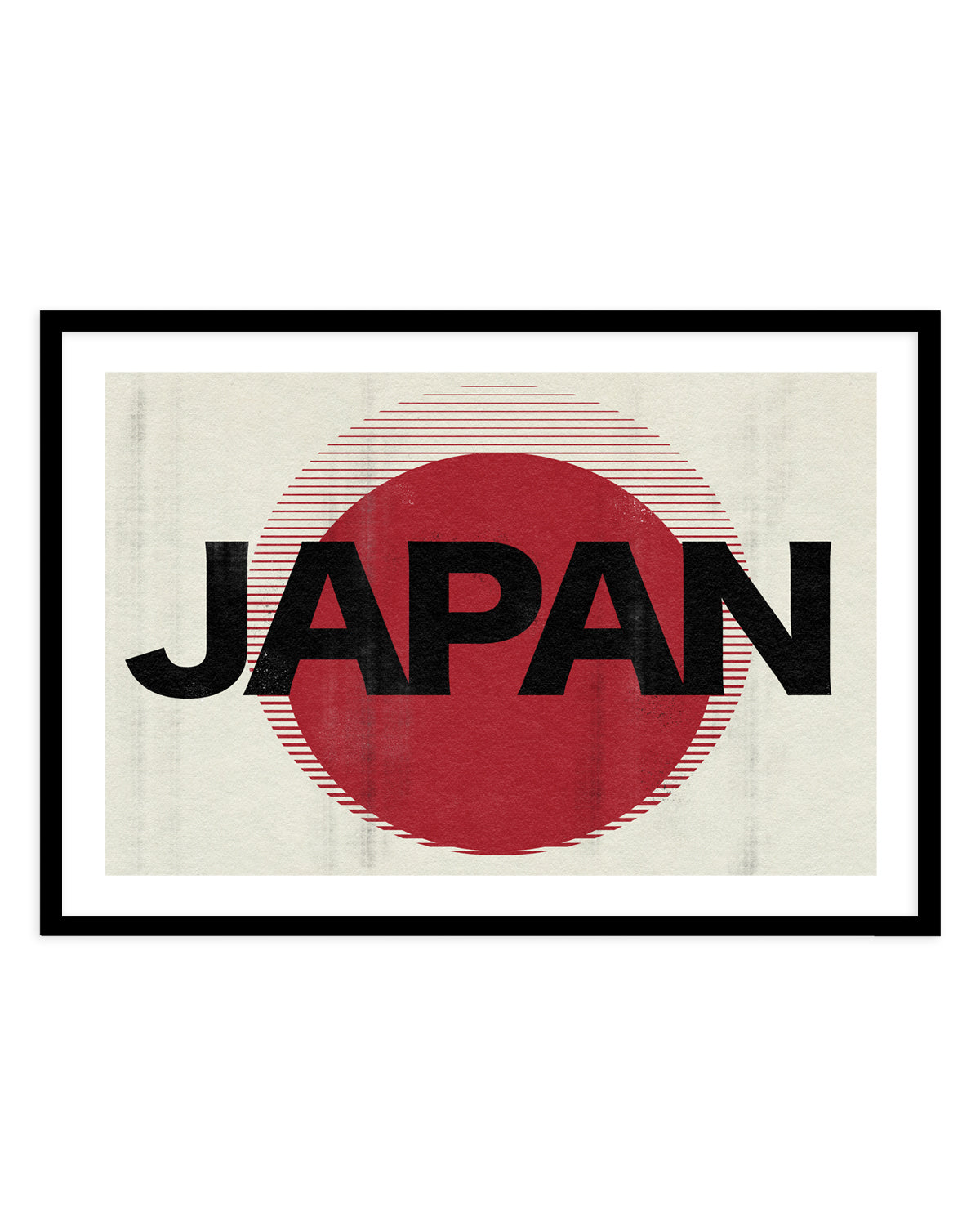 Japan Rising Sun by Nicholas | Art Print