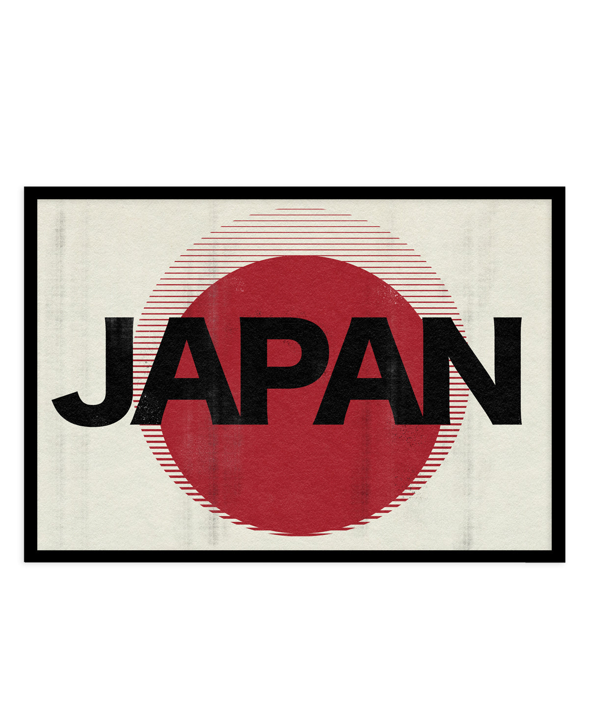 Japan Rising Sun by Nicholas | Art Print