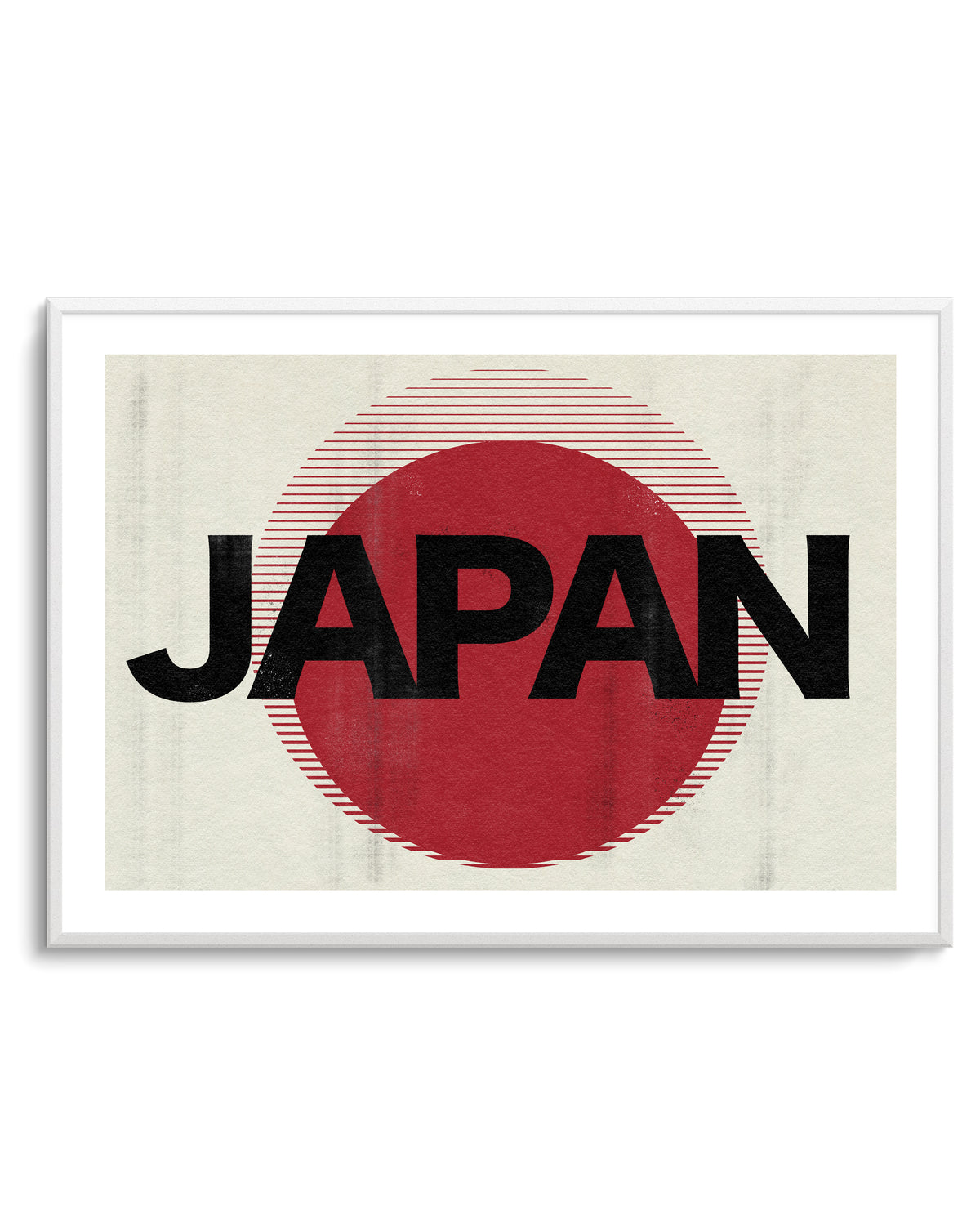 Japan Rising Sun by Nicholas | Art Print