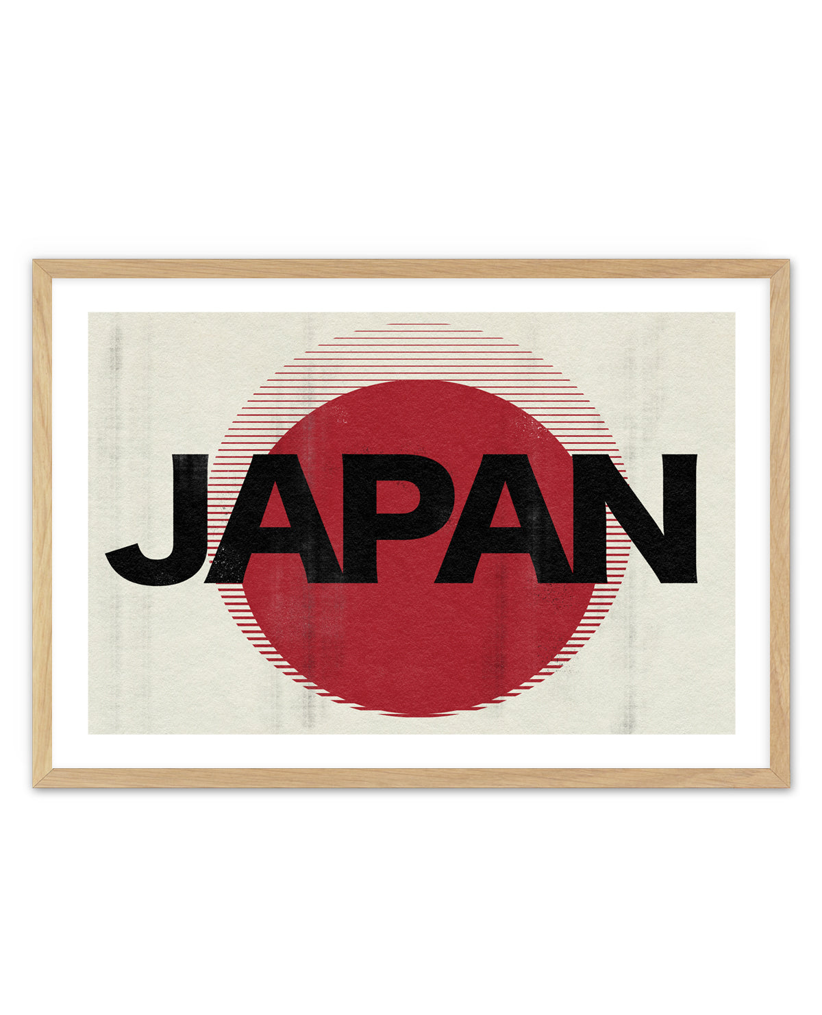 Japan Rising Sun by Nicholas | Art Print