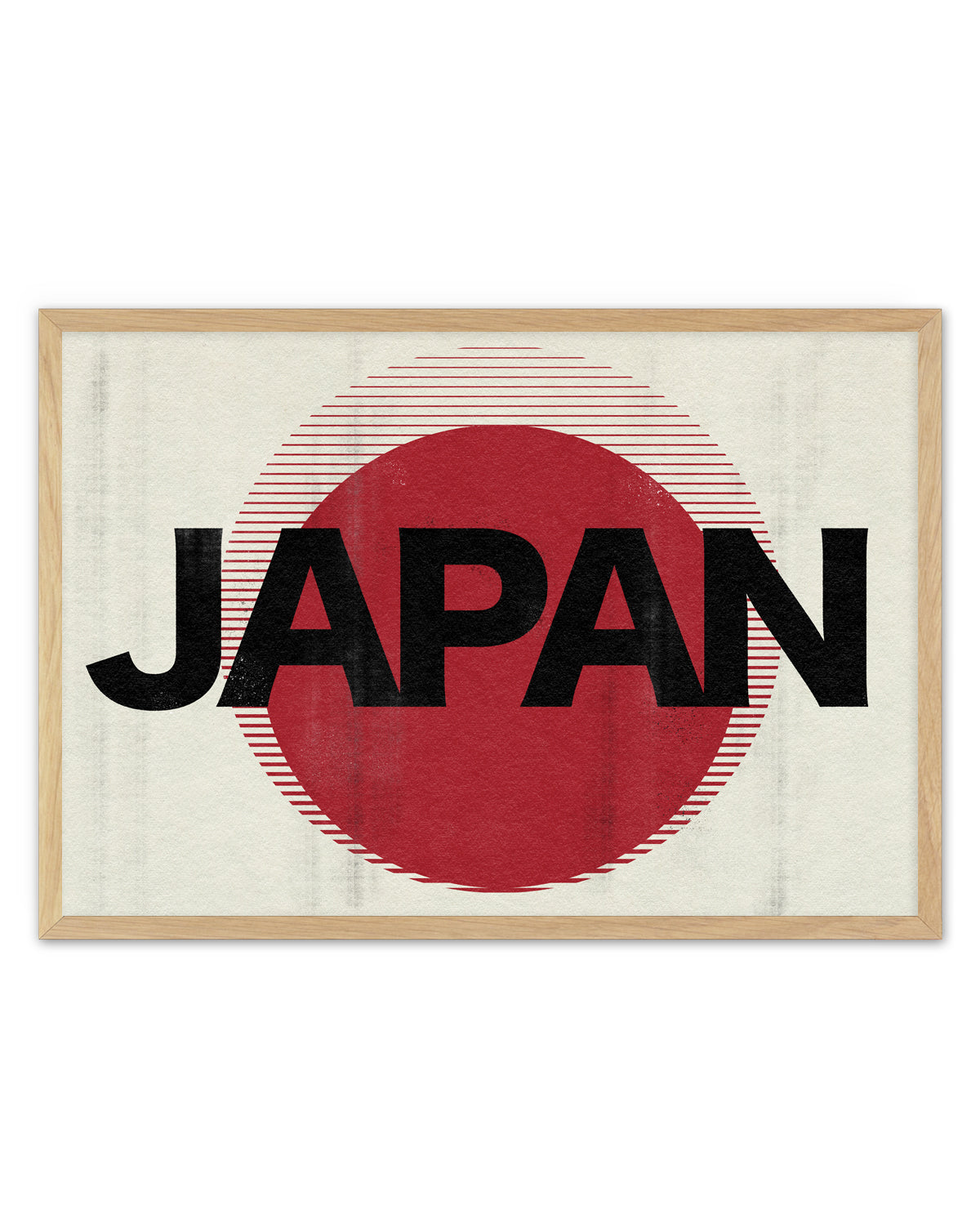 Japan Rising Sun by Nicholas | Art Print