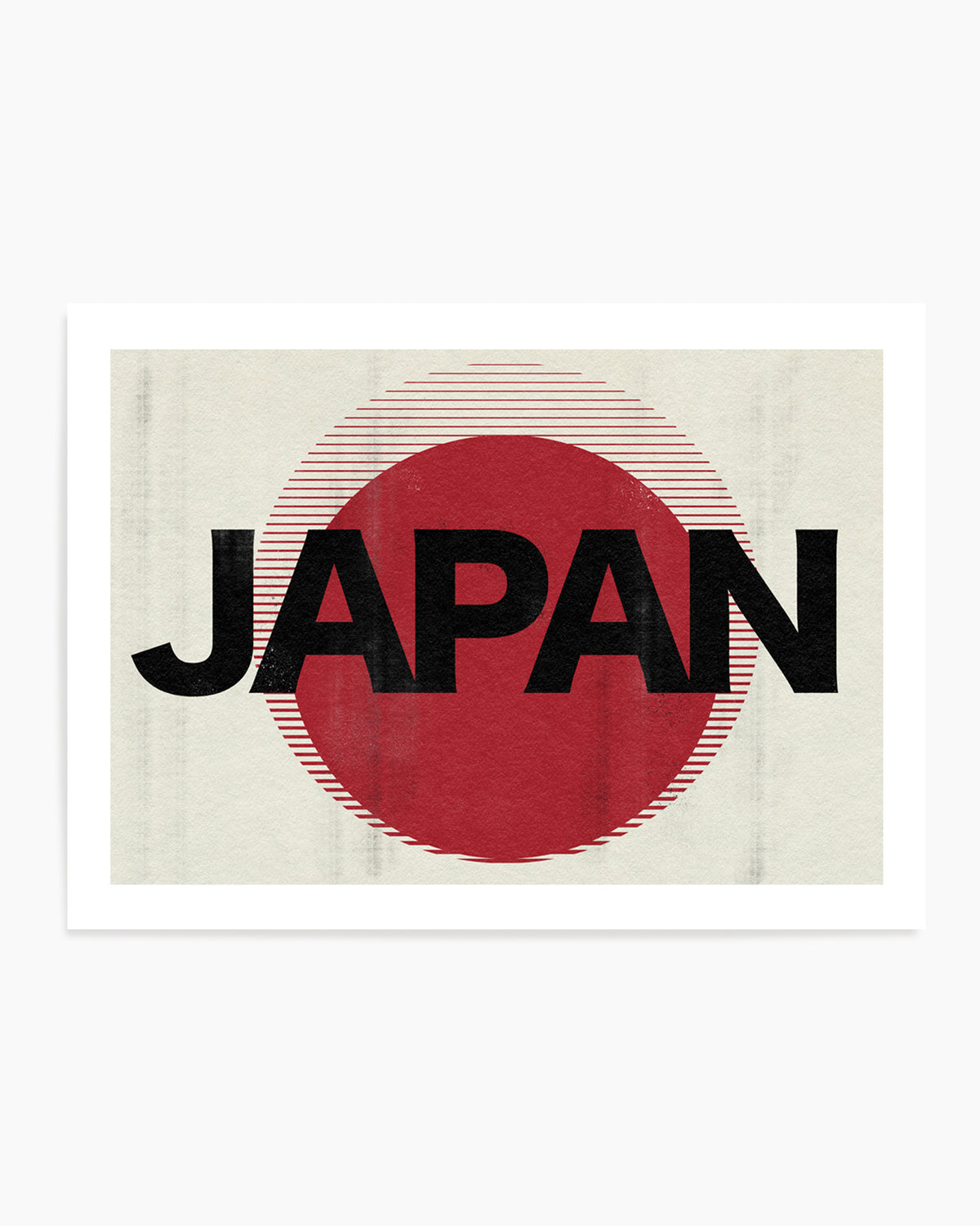 Japan Rising Sun by Nicholas | Art Print