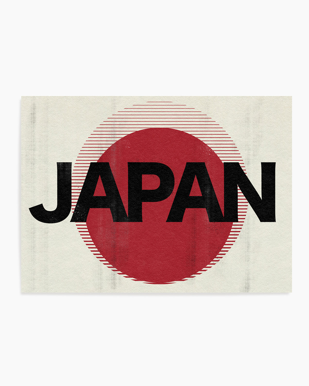 Japan Rising Sun by Nicholas | Art Print