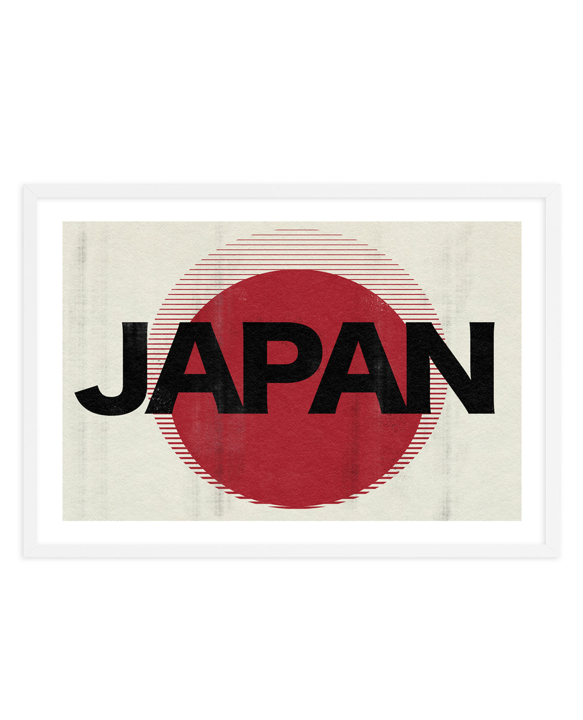 Japan Rising Sun by Nicholas | Art Print