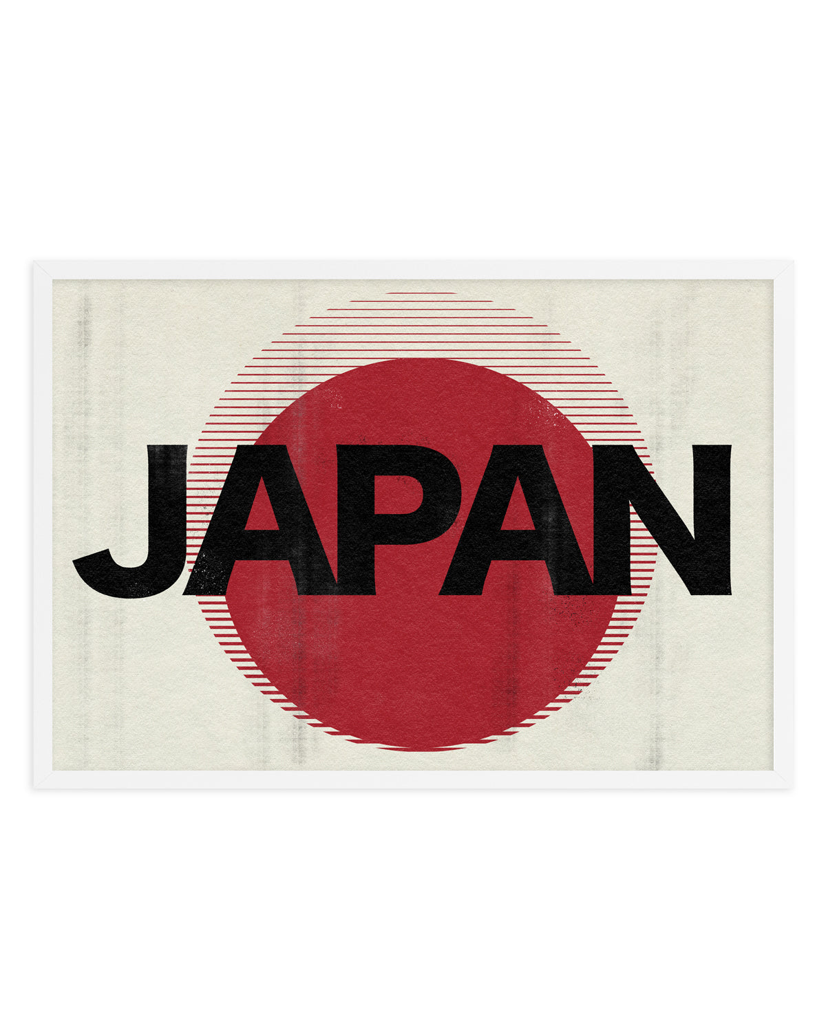 Japan Rising Sun by Nicholas | Art Print