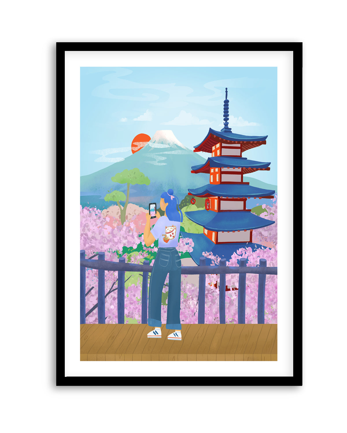 Japan by Petra Lizde | Art Print