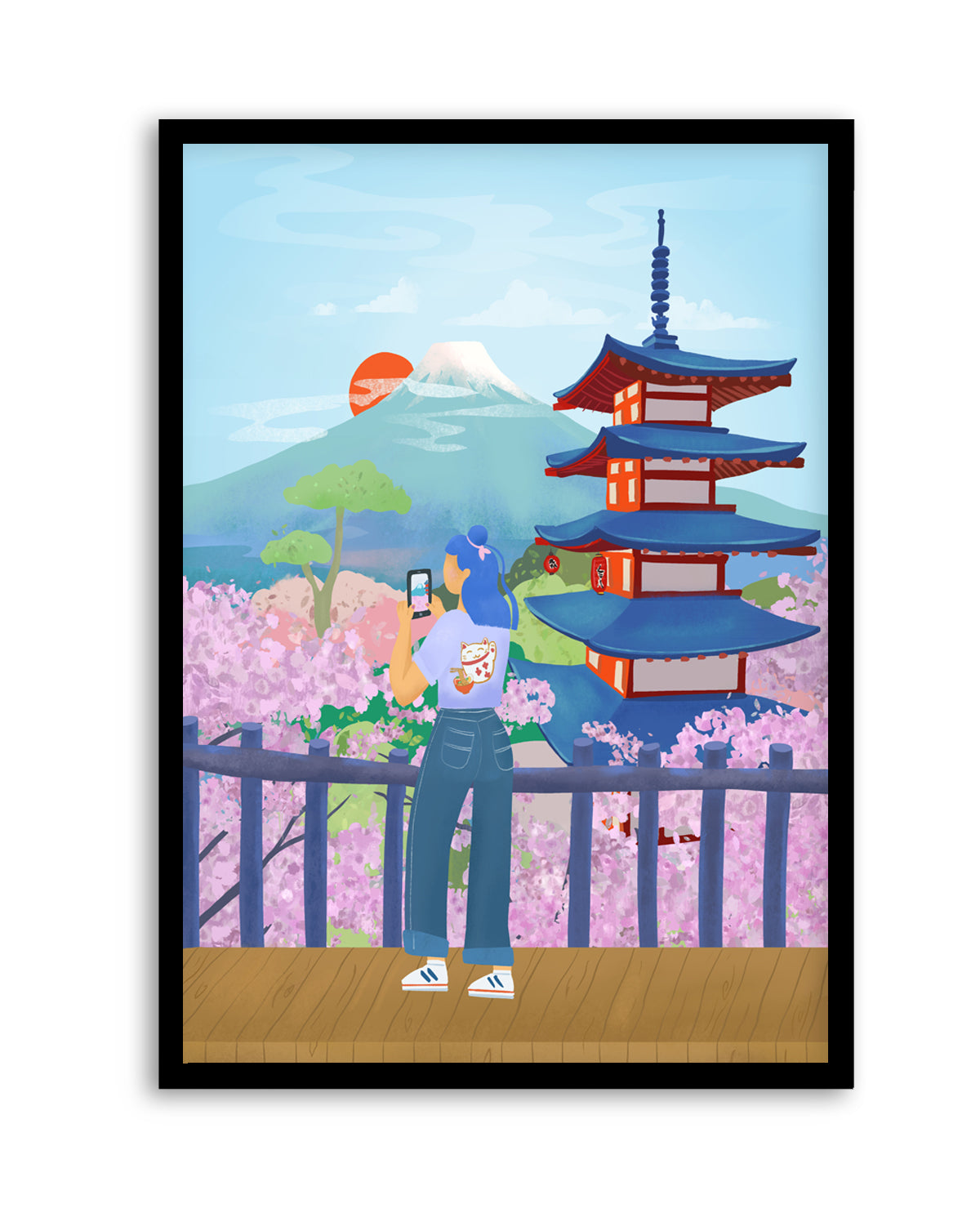 Japan by Petra Lizde | Art Print