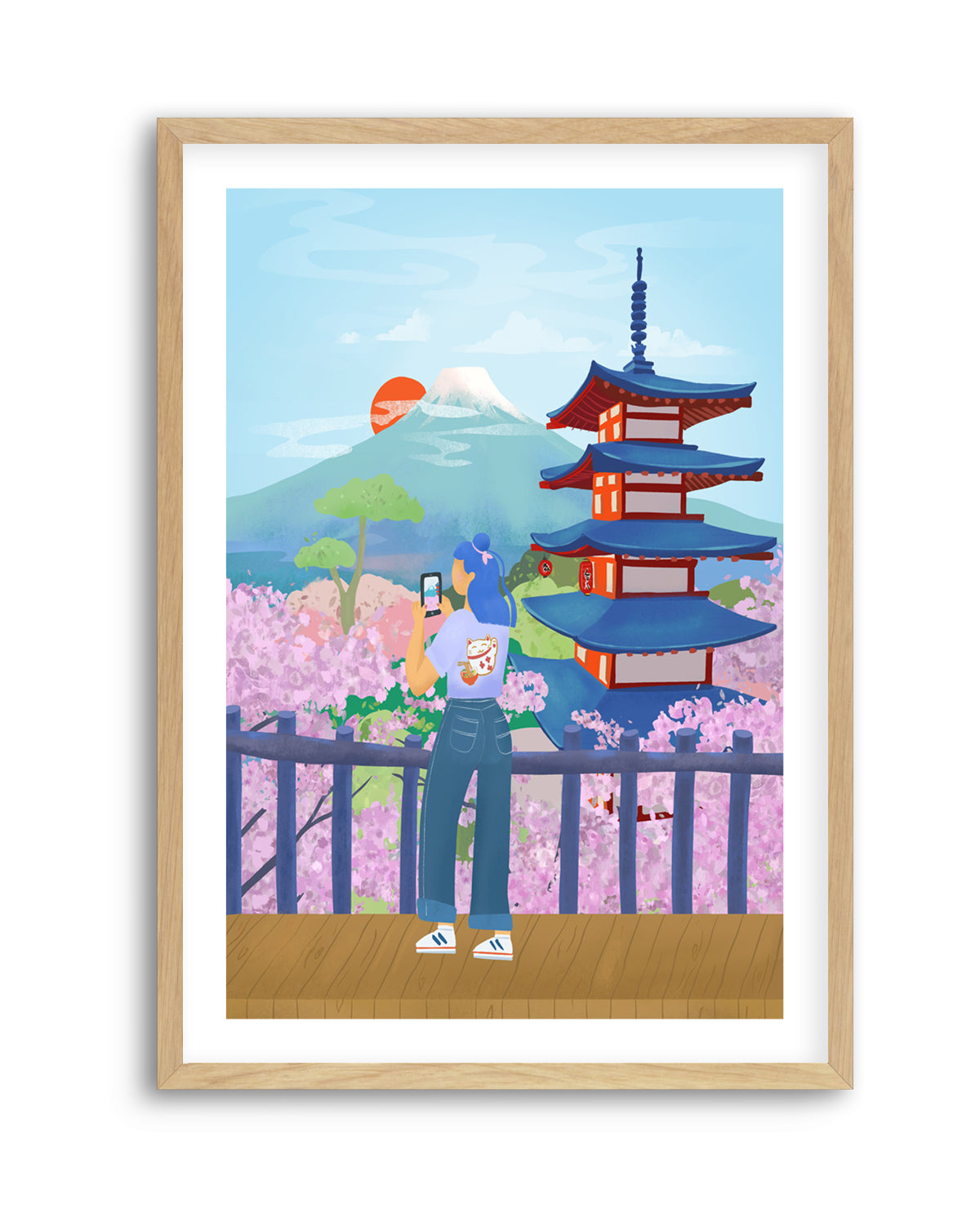 Japan by Petra Lizde | Art Print