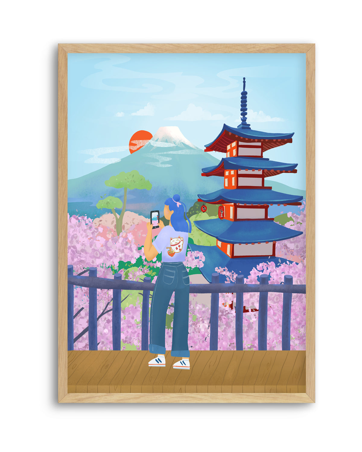 Japan by Petra Lizde | Art Print