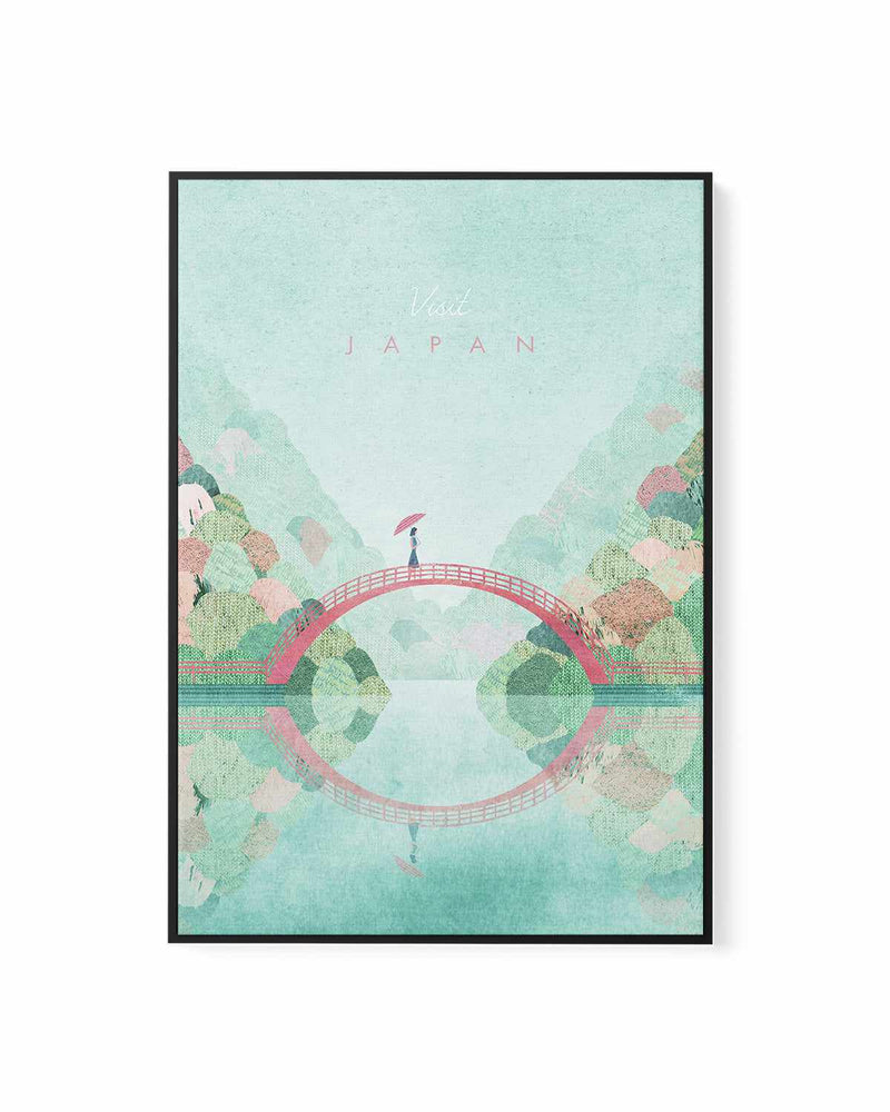 Japan, Autumn by Henry Rivers | Framed Canvas Art Print