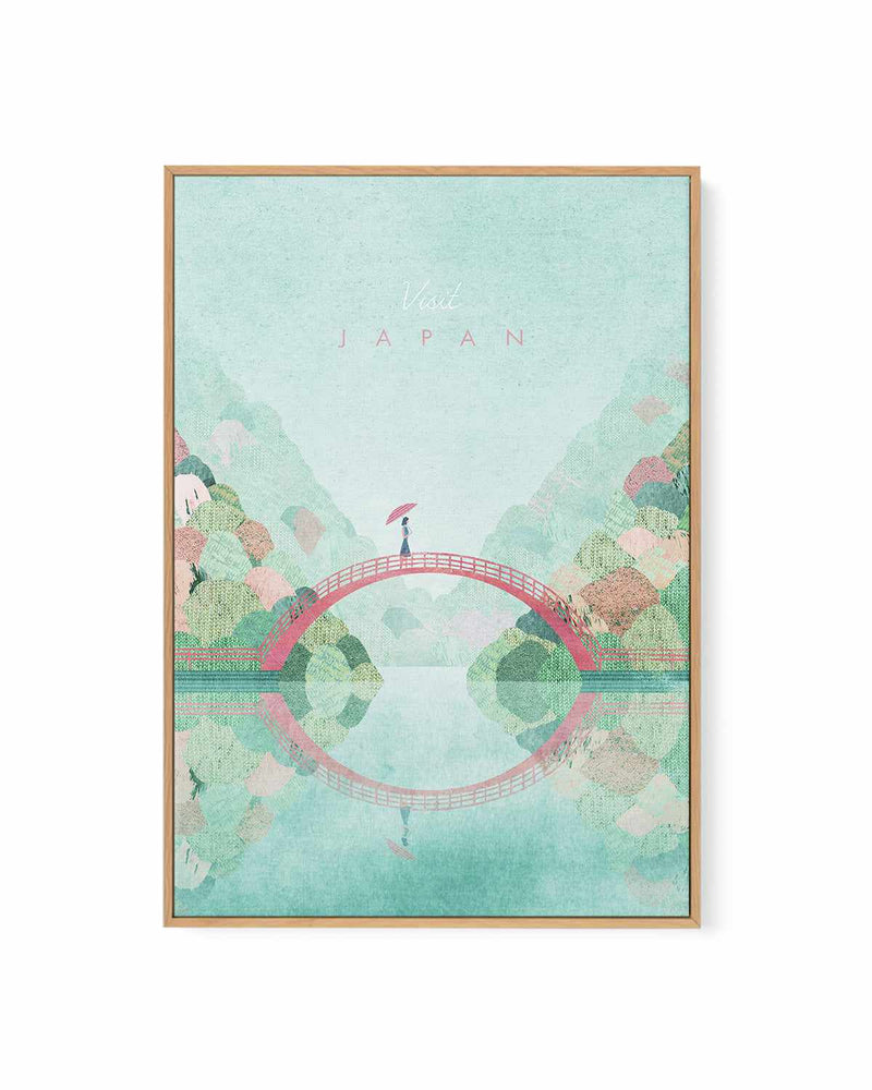 Japan, Autumn by Henry Rivers | Framed Canvas Art Print