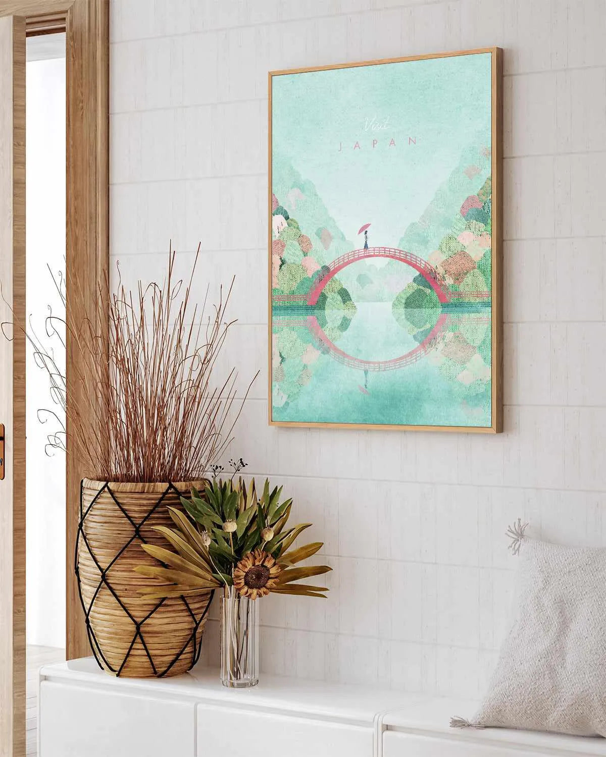 Japan, Autumn by Henry Rivers | Framed Canvas Art Print from Olive et Oriel where you can shop wallpaper and artworks online