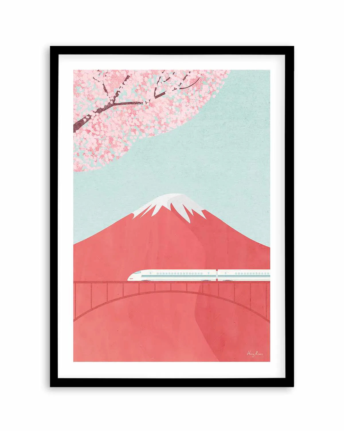 Japan, Mount Fuji by Henry Rivers Art Print from Olive et Oriel where you can shop wallpaper and artworks online