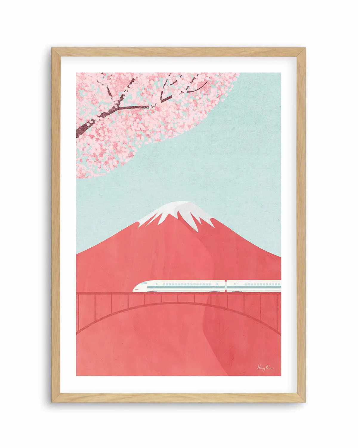 Japan, Mount Fuji by Henry Rivers Art Print from Olive et Oriel where you can shop wallpaper and artworks online