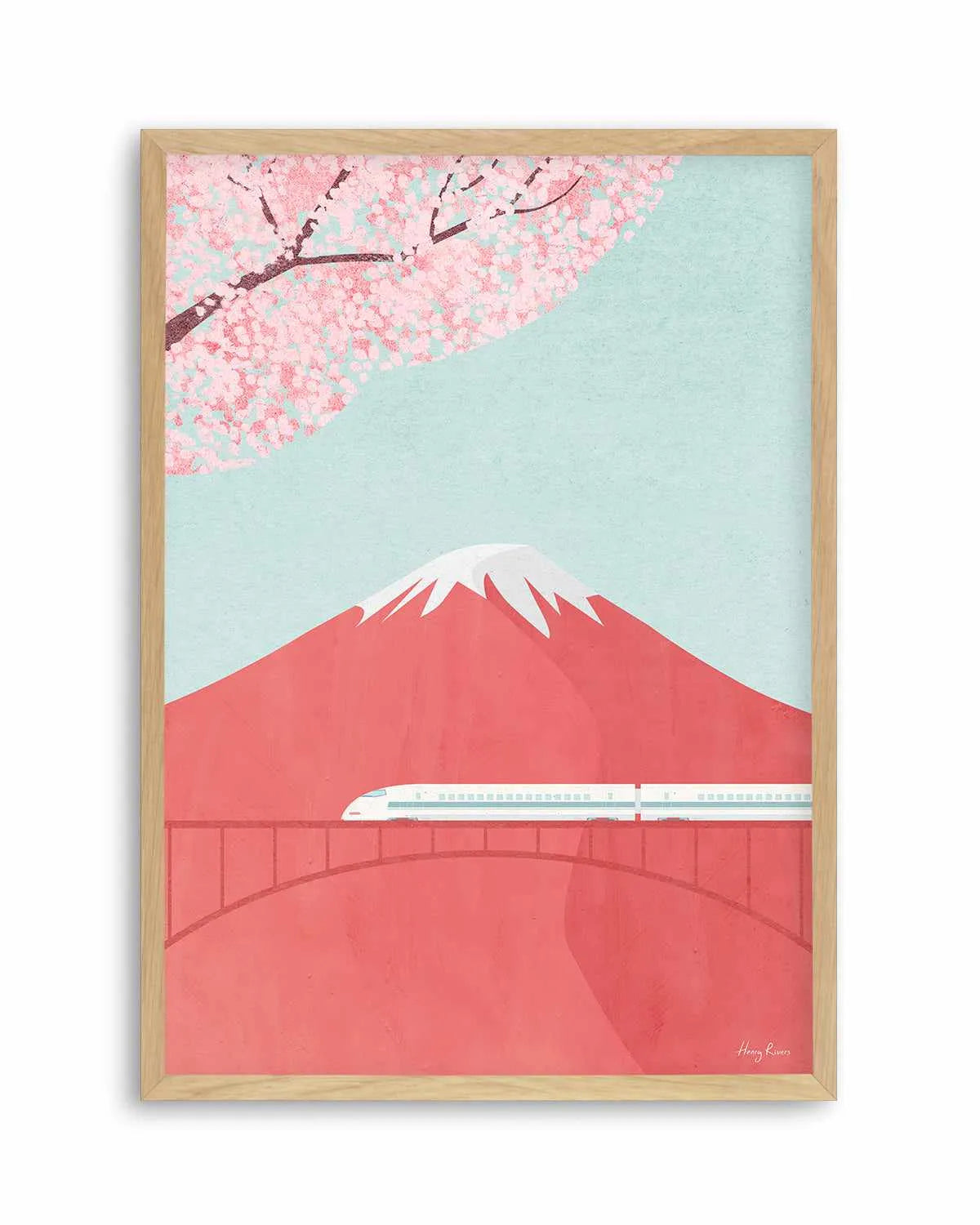 Japan, Mount Fuji by Henry Rivers Art Print from Olive et Oriel where you can shop wallpaper and artworks online