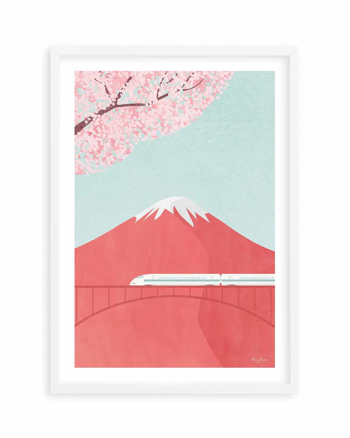 Japan, Mount Fuji by Henry Rivers Art Print from Olive et Oriel where you can shop wallpaper and artworks online